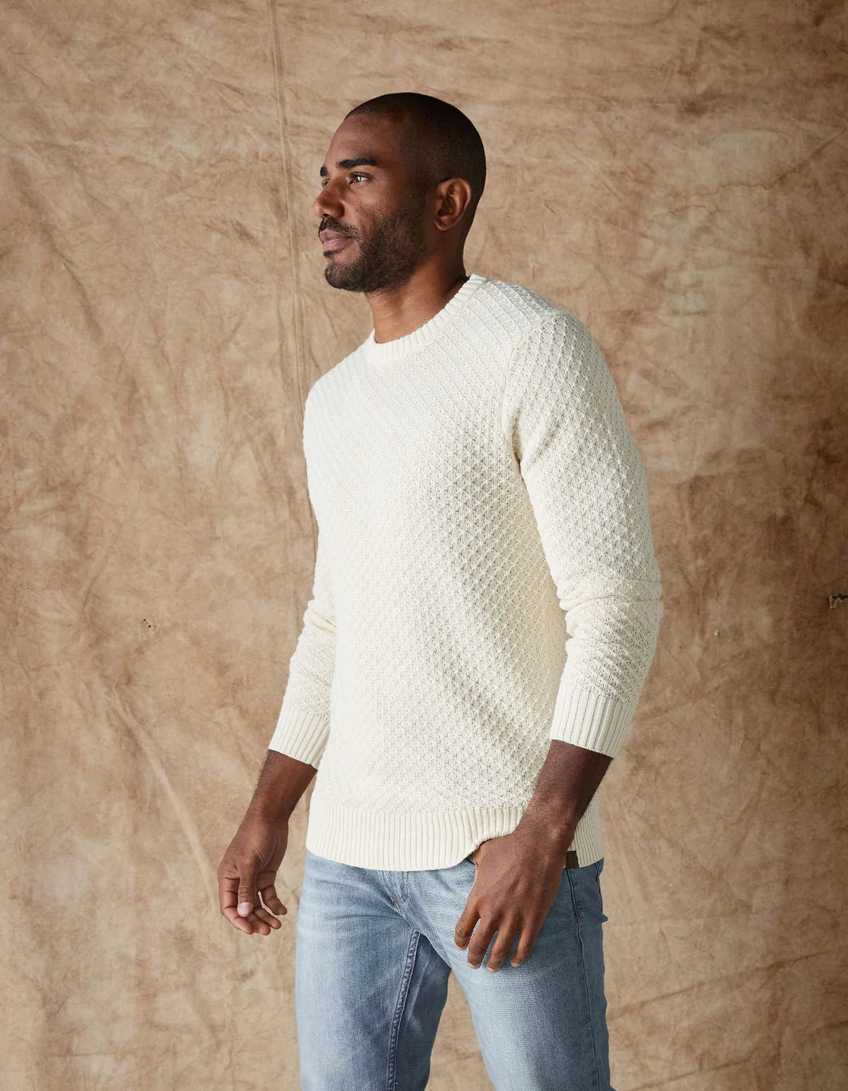 Pique Stitch Crew Neck T-Shirt for Men - Breathable Cotton Casual Tee | Perfect for Everyday Wear, Gym & Outdoor Activities