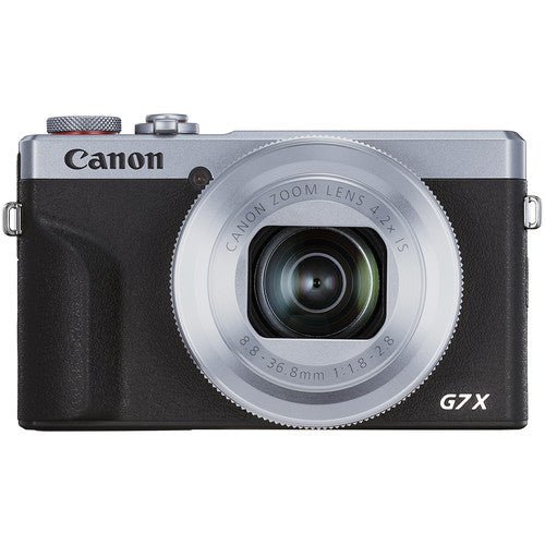 Canon PowerShot G7 X Mark III Digital Camera 20.1MP 4K Vlogging Camera with 4.2x Optical Zoom, Wi-Fi & Bluetooth - Silver - Perfect for Travel, YouTube & Content Creation