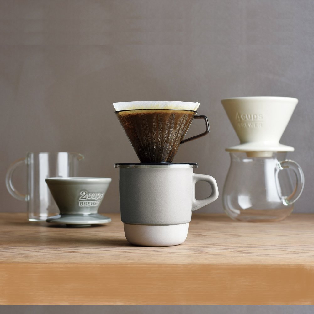 KINTO SCS 27655 Heat-Resistant Glass Coffee Jug - 2 Cups (17oz) Graduated Measuring Carafe - Microwave & Dishwasher Safe - Perfect for Pour Over Coffee, Iced Tea & Kitchen Measuring