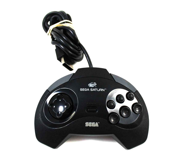 Original Sega Saturn Model 1 Controller for Retro Gaming - Authentic USB Gamepad for PC & Emulators - Perfect for Classic Fighting & Arcade Games