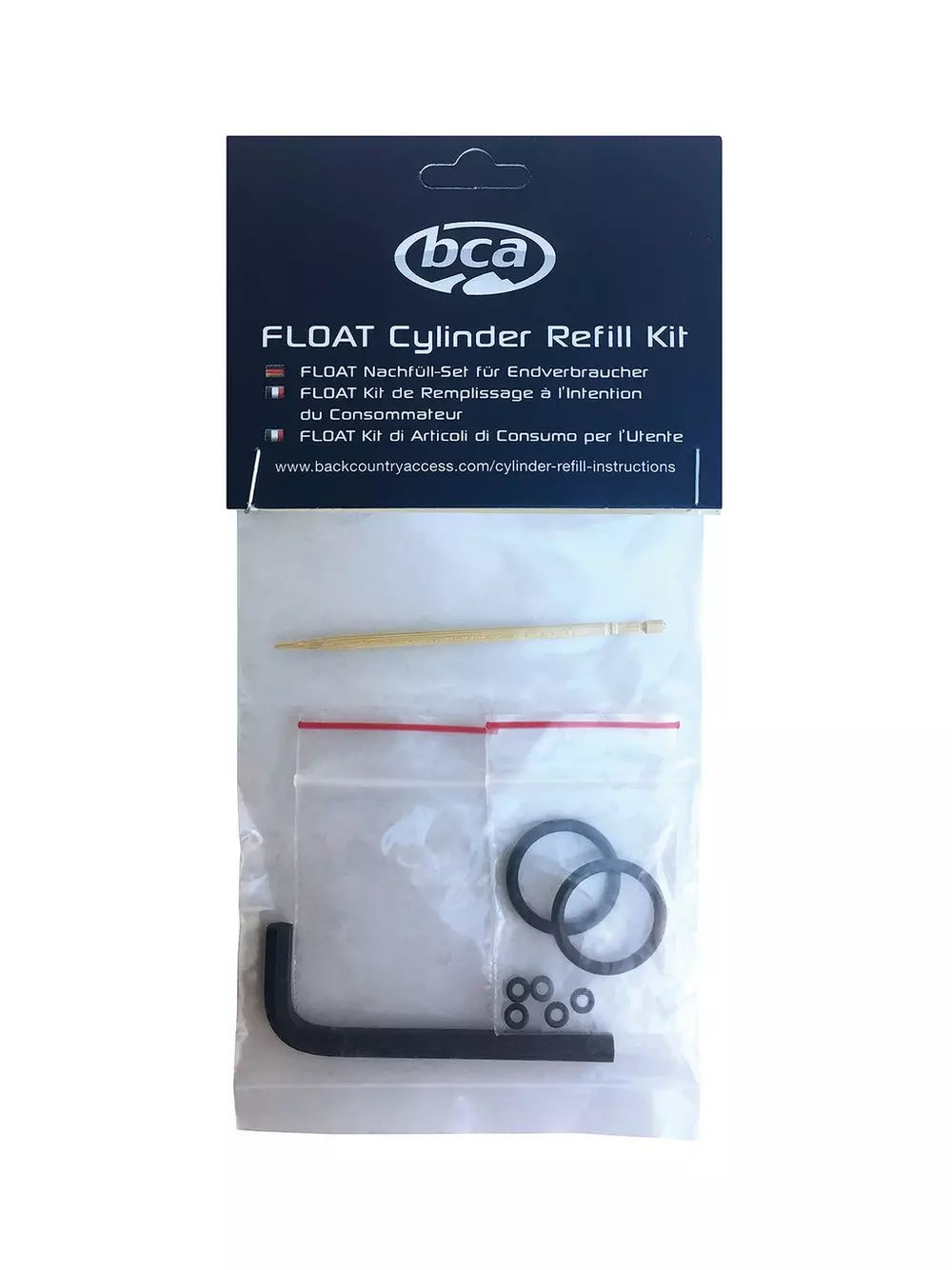 BCA K2 Float Cylinder Refill Kit - Replacement Parts for Avalanche Airbag Systems | Perfect for Backcountry Skiing & Snowboarding Safety Gear