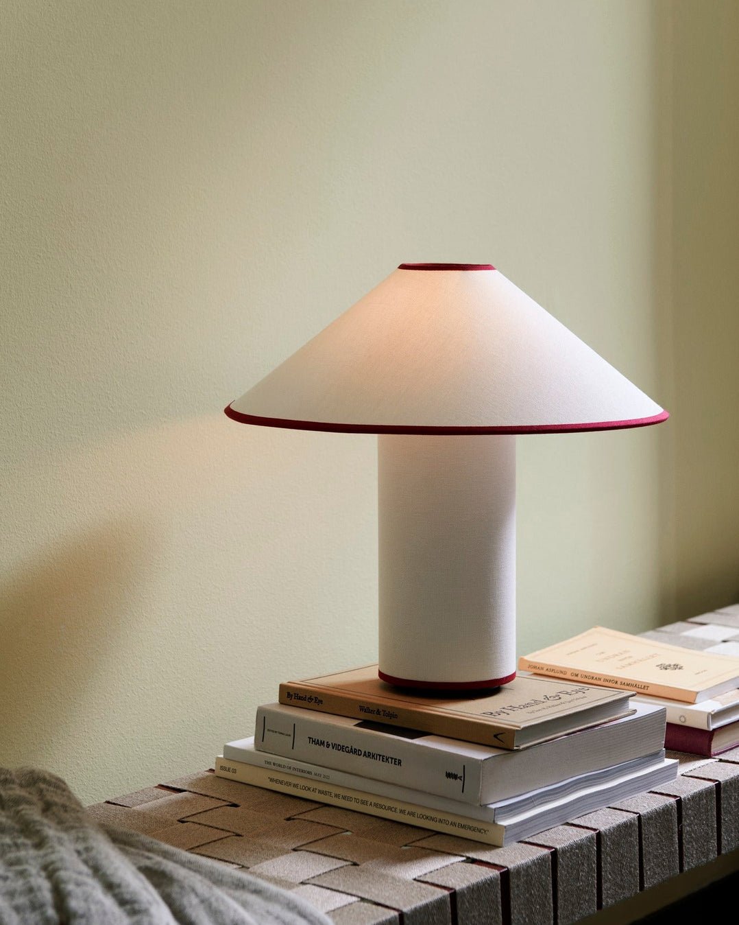 Colette Table Lamp - Modern LED Bedside Lamp with USB Port & Touch Control for Bedroom, Living Room, Office - Warm White & Cool White Light Adjustable