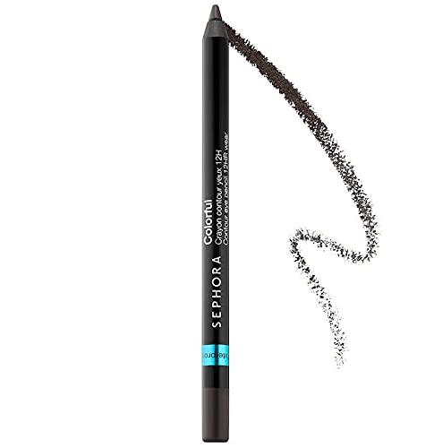 SEPHORA COLLECTION 12 Hour Waterproof Contour Pencil Eyeliner - Long Lasting Smudge Proof Eye Liner in Shade 51 Stone - Perfect for Day to Night Makeup Looks