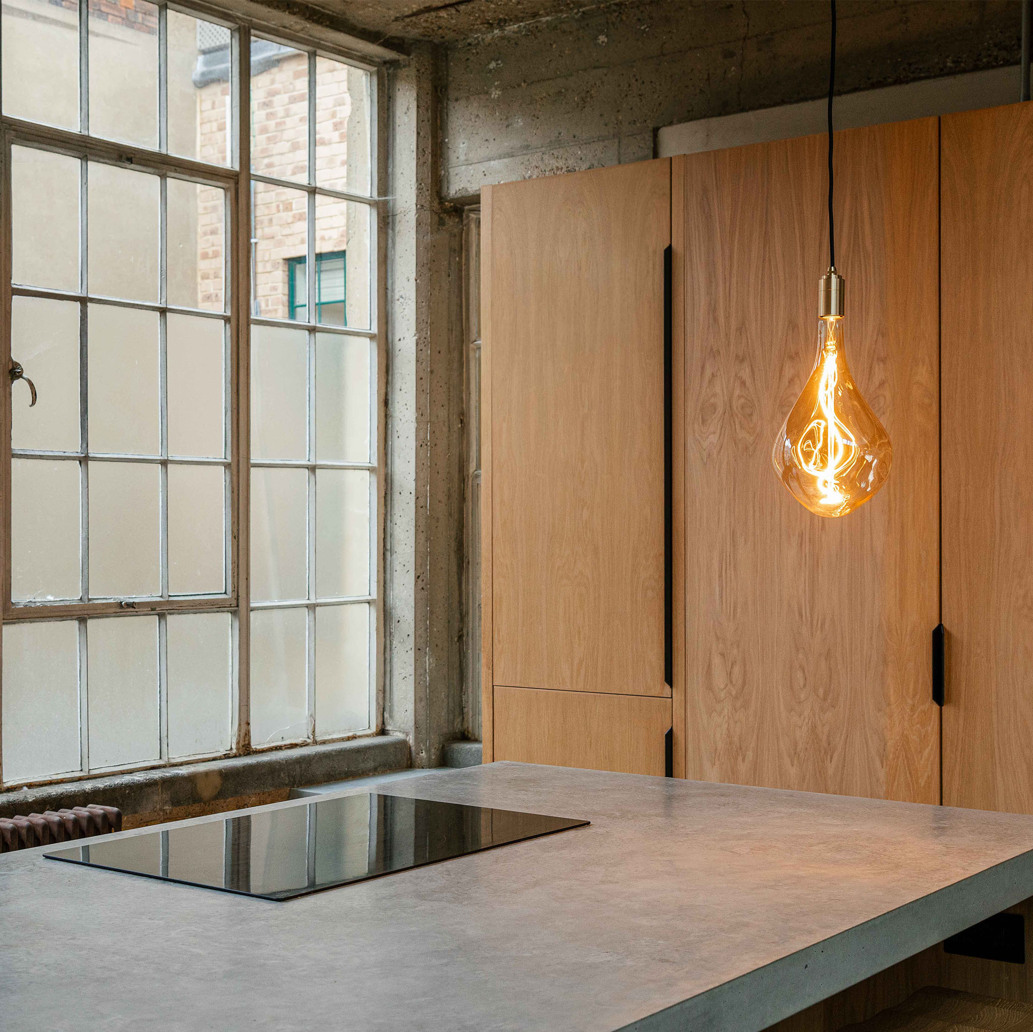 Voronoi III Brass Pendant Light - Modern Geometric Ceiling Fixture for Dining Room, Kitchen, or Living Room Decor
