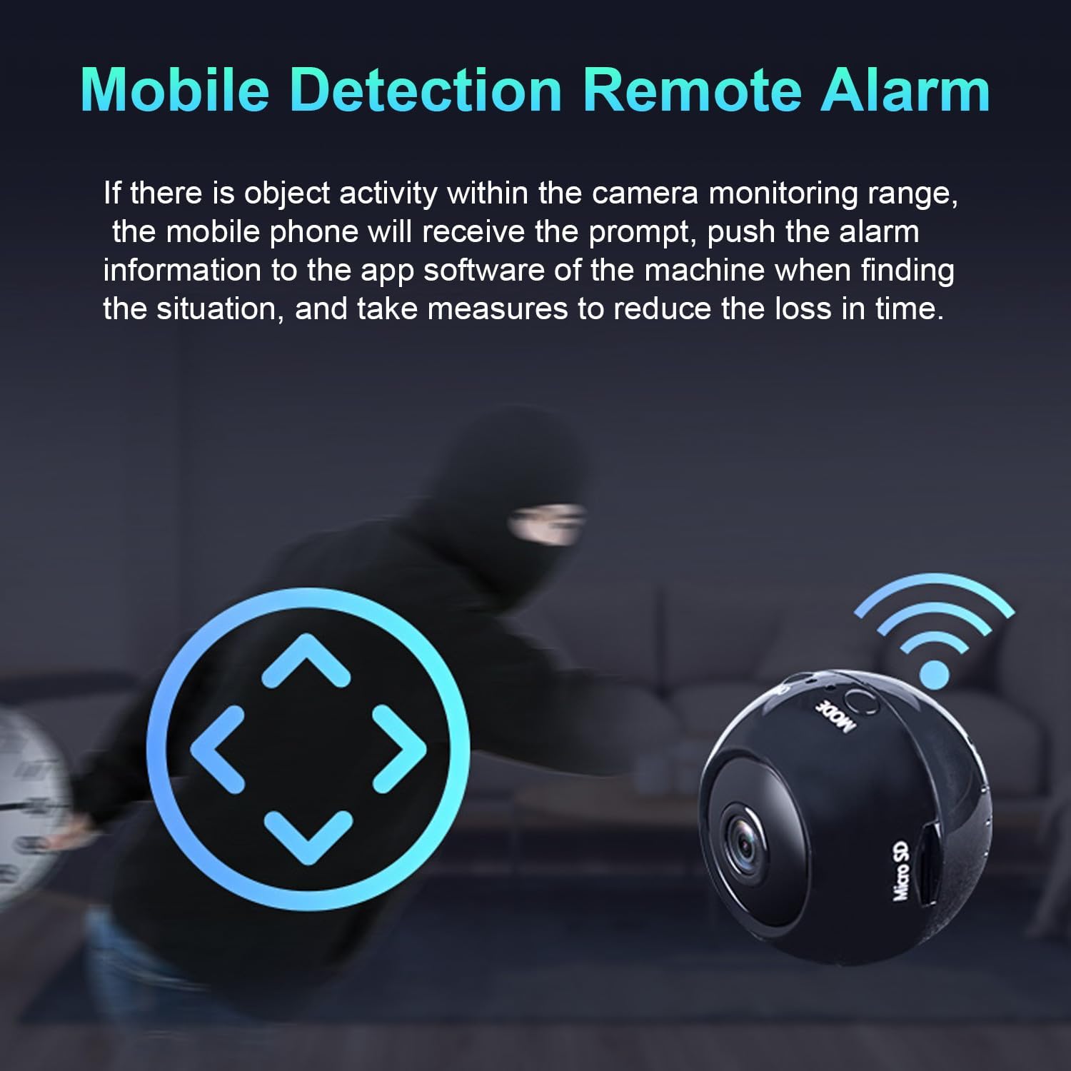 Wireless Indoor Home Security Camera 1080P HD WiFi Baby Monitor with Night Vision, Motion Detection, Cloud & SD Storage - Ideal for Pet Monitoring, Baby Care, and Outdoor Surveillance