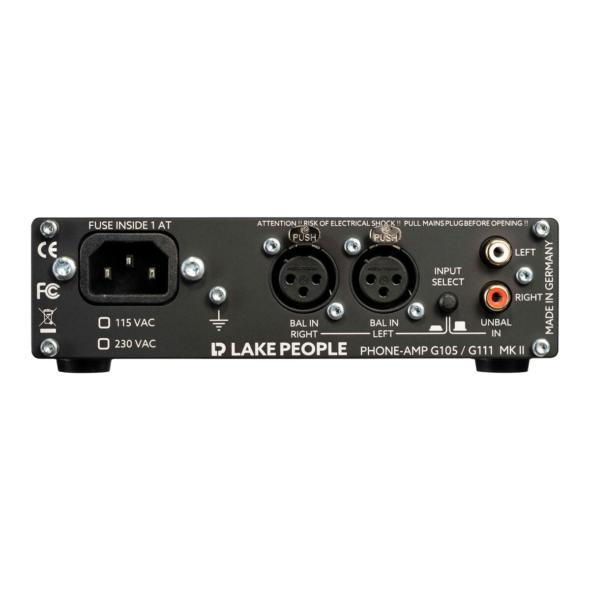 Lake People G105 MKII Professional Headphone Amplifier - High-Fidelity Audio for Studio & Home Listening