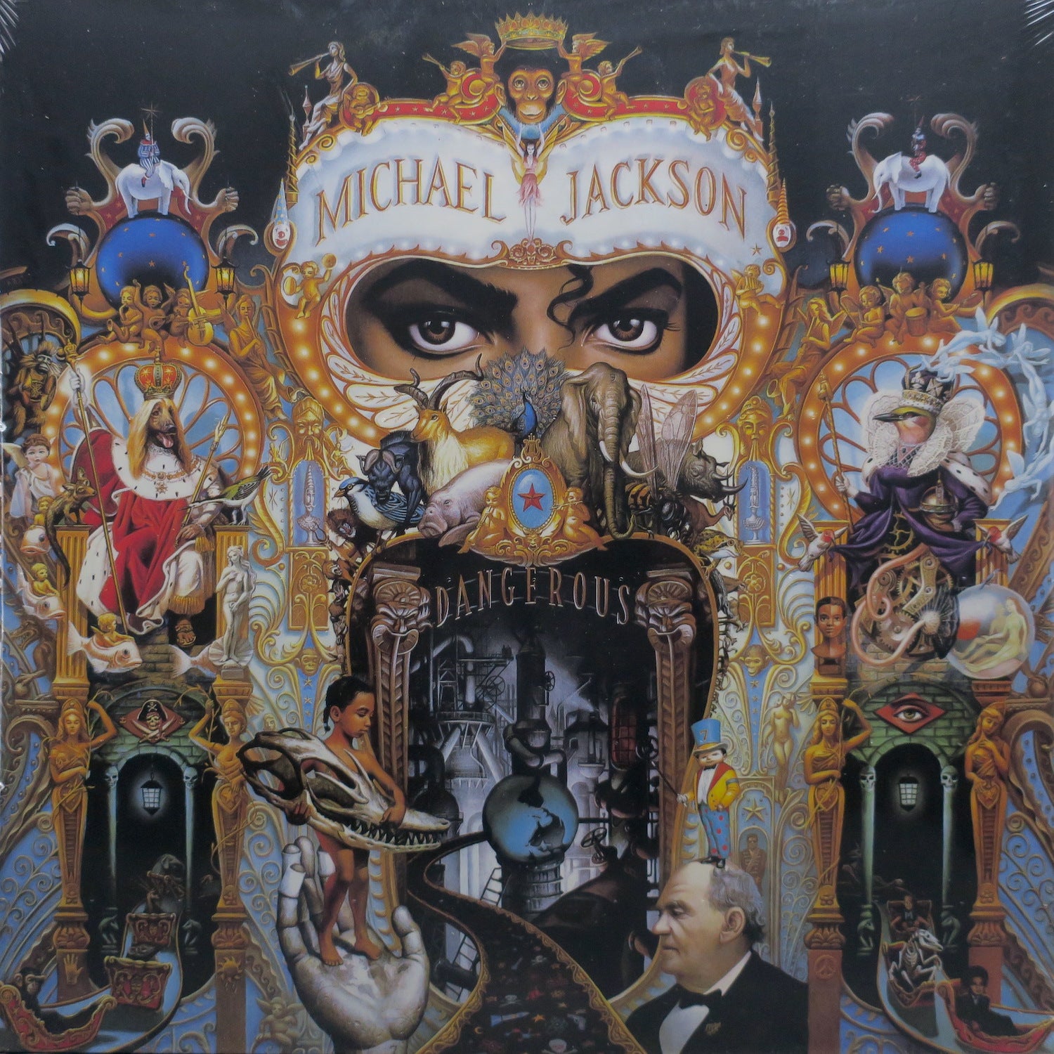 Michael Jackson 'Dangerous' Limited Edition Vinyl 2LP Record - Perfect for Music Collectors & Vintage Vinyl Enthusiasts - Great for Home Listening, DJ Sets & Gift Giving