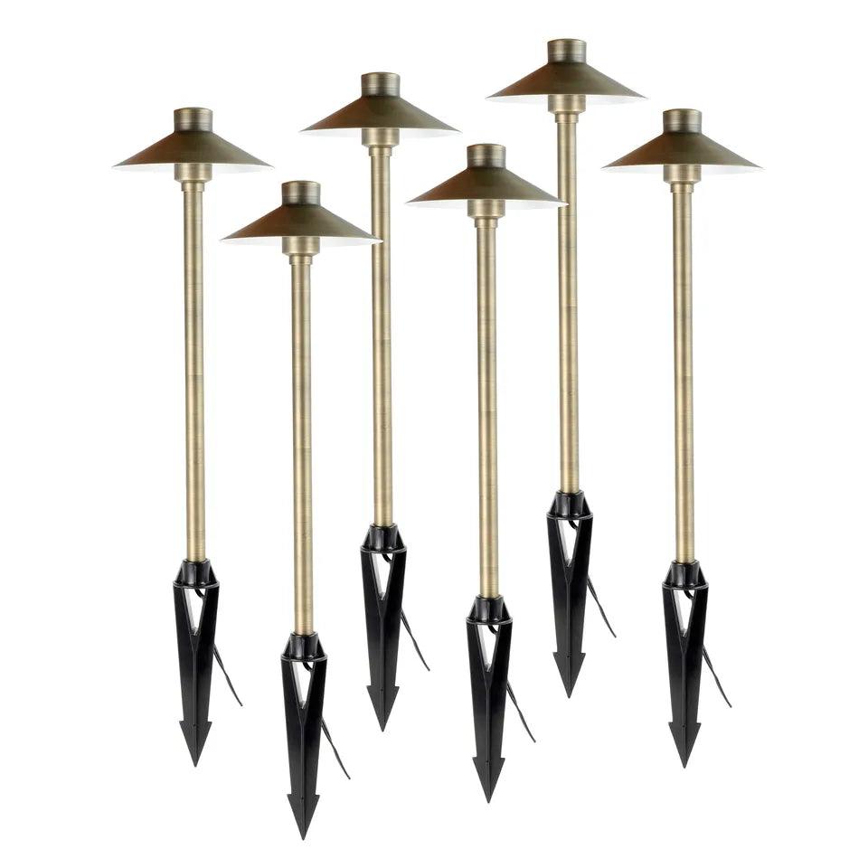 6 Pack 3W LED Landscape Path & Area Lights - Outdoor Garden, Yard, and Walkway Lighting for Enhanced Safety & Ambiance