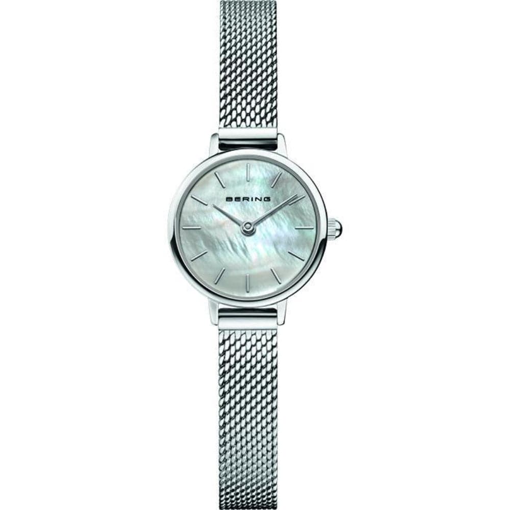 BERING 11022-004 Classic Women's Watch - Elegant Stainless Steel Mesh Band, Sapphire Crystal, Water Resistant - Perfect for Office, Date Night & Special Occasions