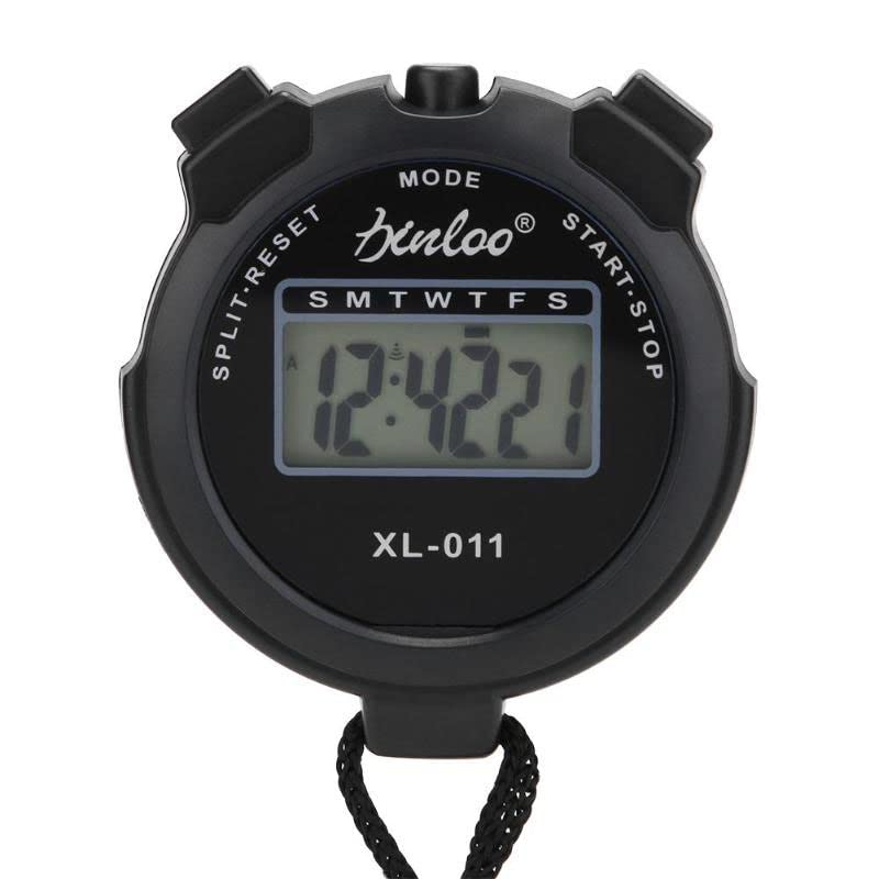 Digital Stopwatch Timer with LCD Display, Alarm, Chronograph, Compass & Date - Multi-Function Sports Stopwatch for Fitness, Coaching, Refereeing & Outdoor Activities