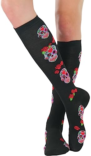 Single: Black W/ Pink Skulls & Roses