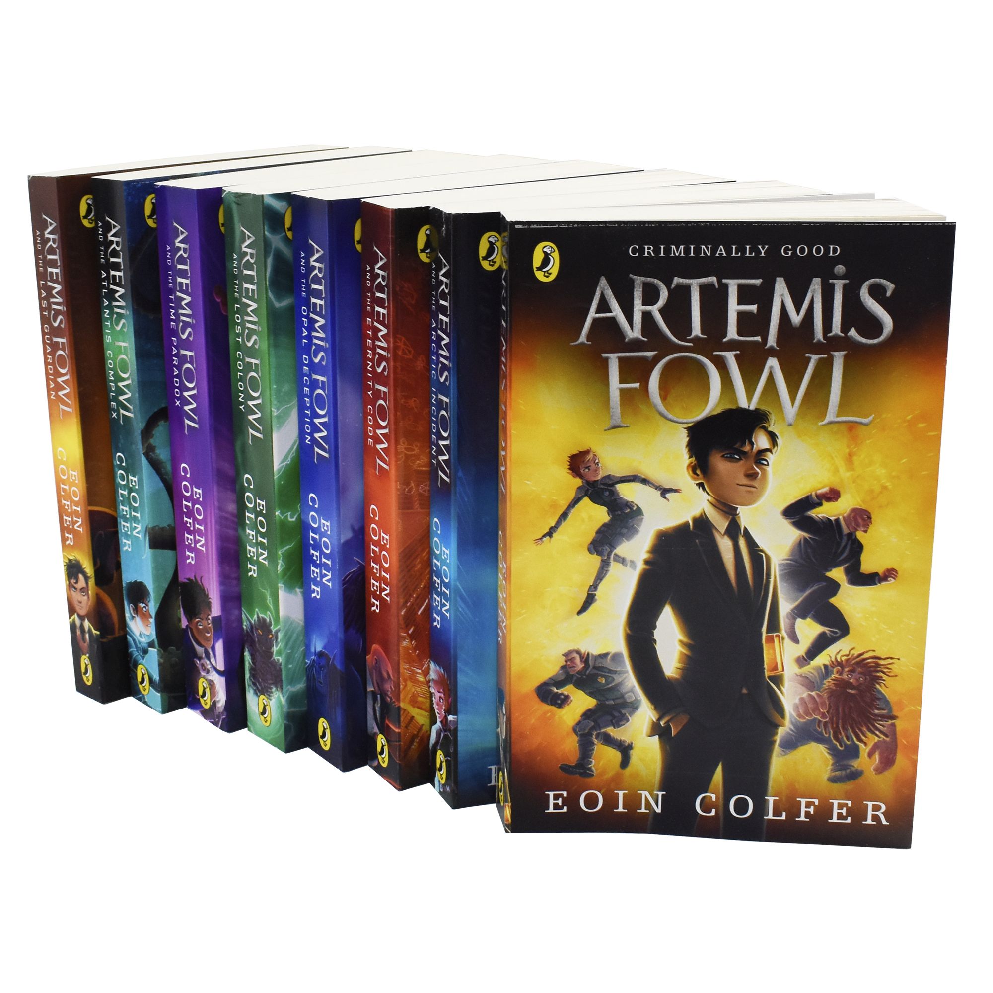 Artemis Fowl Complete Book Series Set by Eoin Colfer - 8 Paperback Novels for Kids & Teens Ages 9-16 | Perfect for Young Readers, Gifts & Fantasy Book Collections