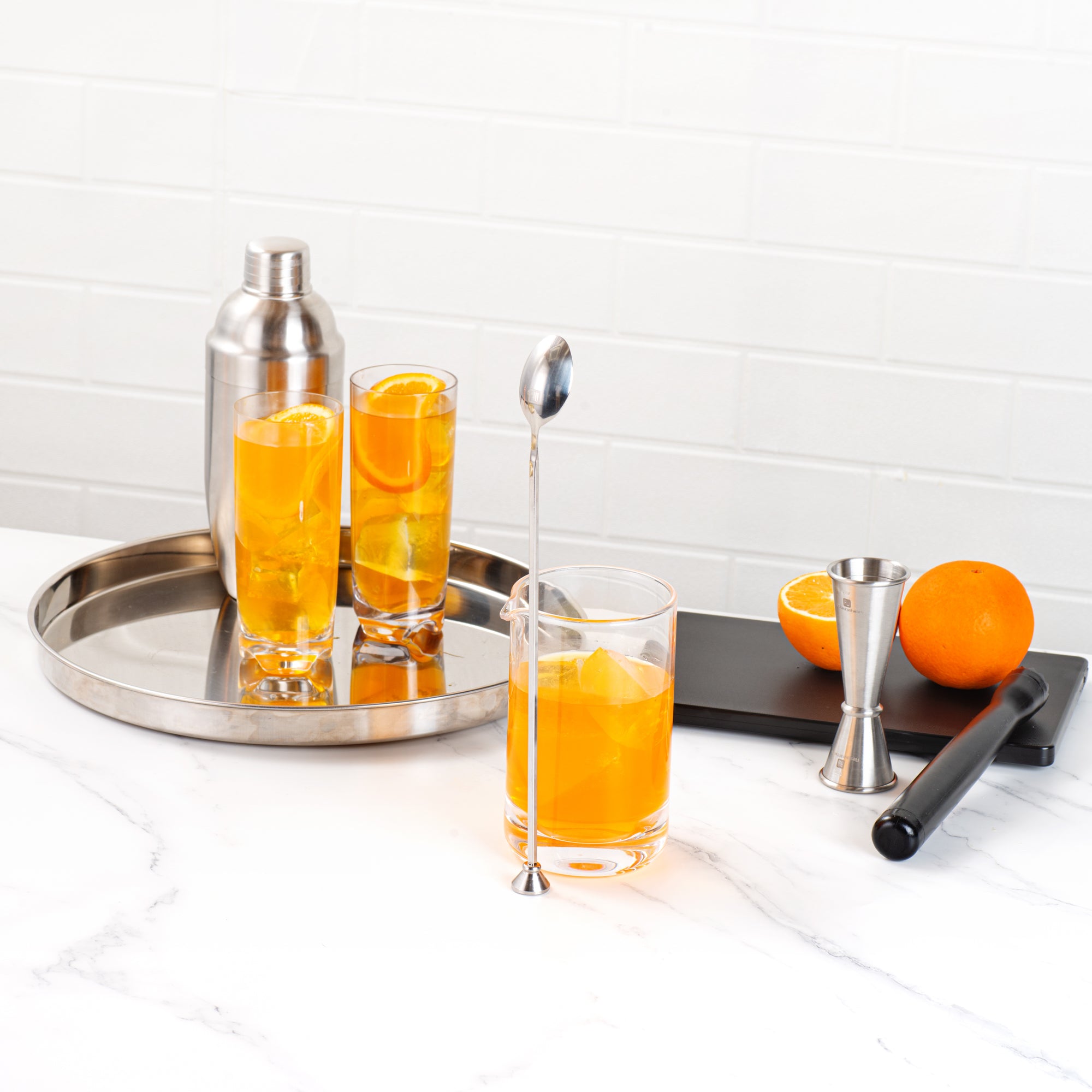 Premium Stainless Steel Bar Spoon & Muddler - 12