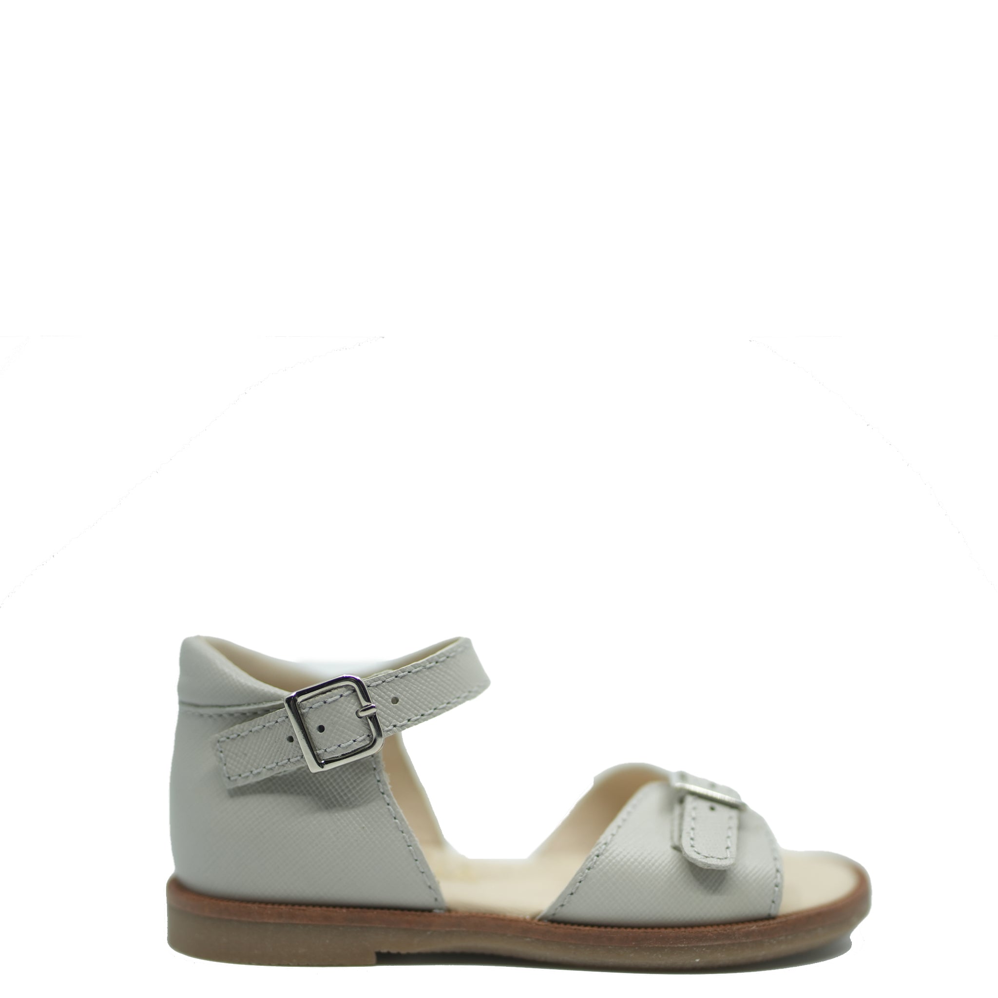 Beberlis Gray Textured Baby Sandals - Soft & Comfortable First Walkers for Infants & Toddlers - Perfect for Outdoor Play, Beach, and Special Occasions