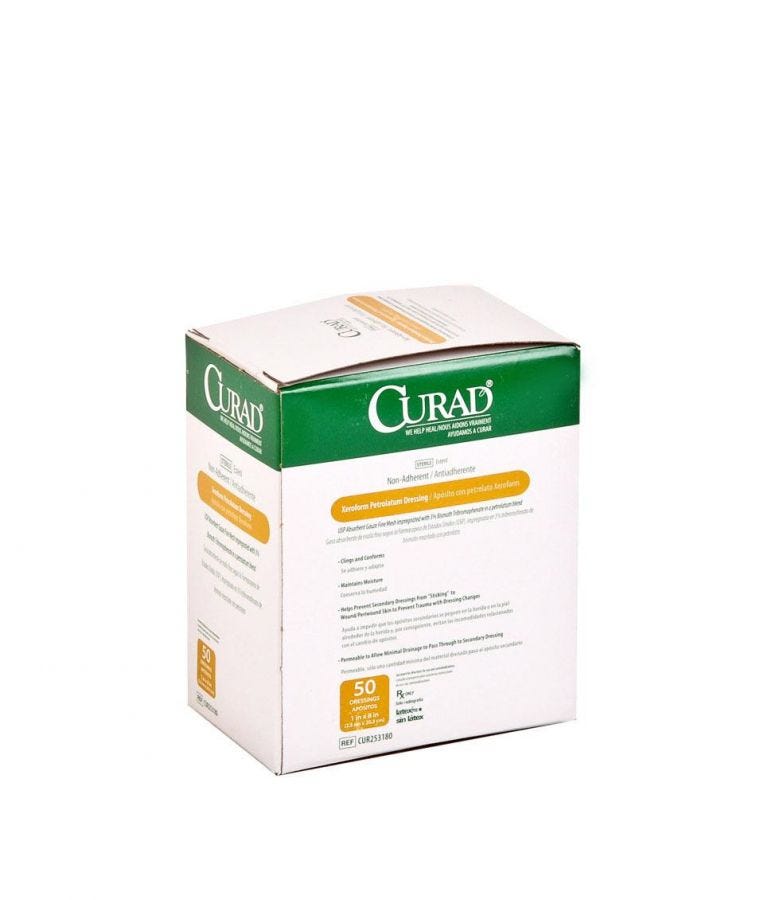CURAD Sterile Xeroform Petrolatum Gauze Dressing 1