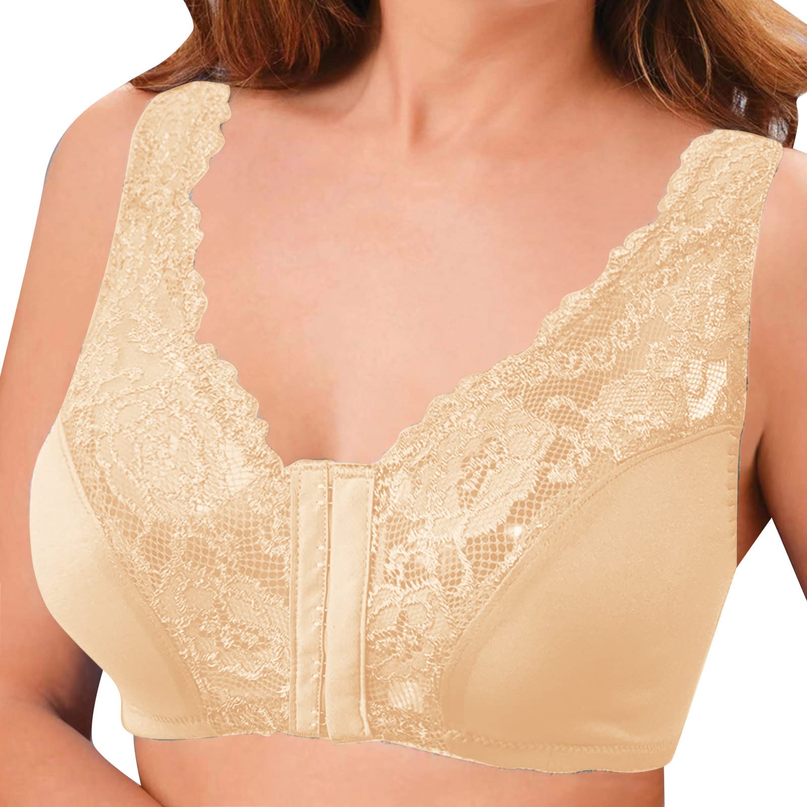 Wirefree Push Up Bras for Women - Comfortable Padded Bralette with Light Support for Everyday Wear, Yoga & Lounge