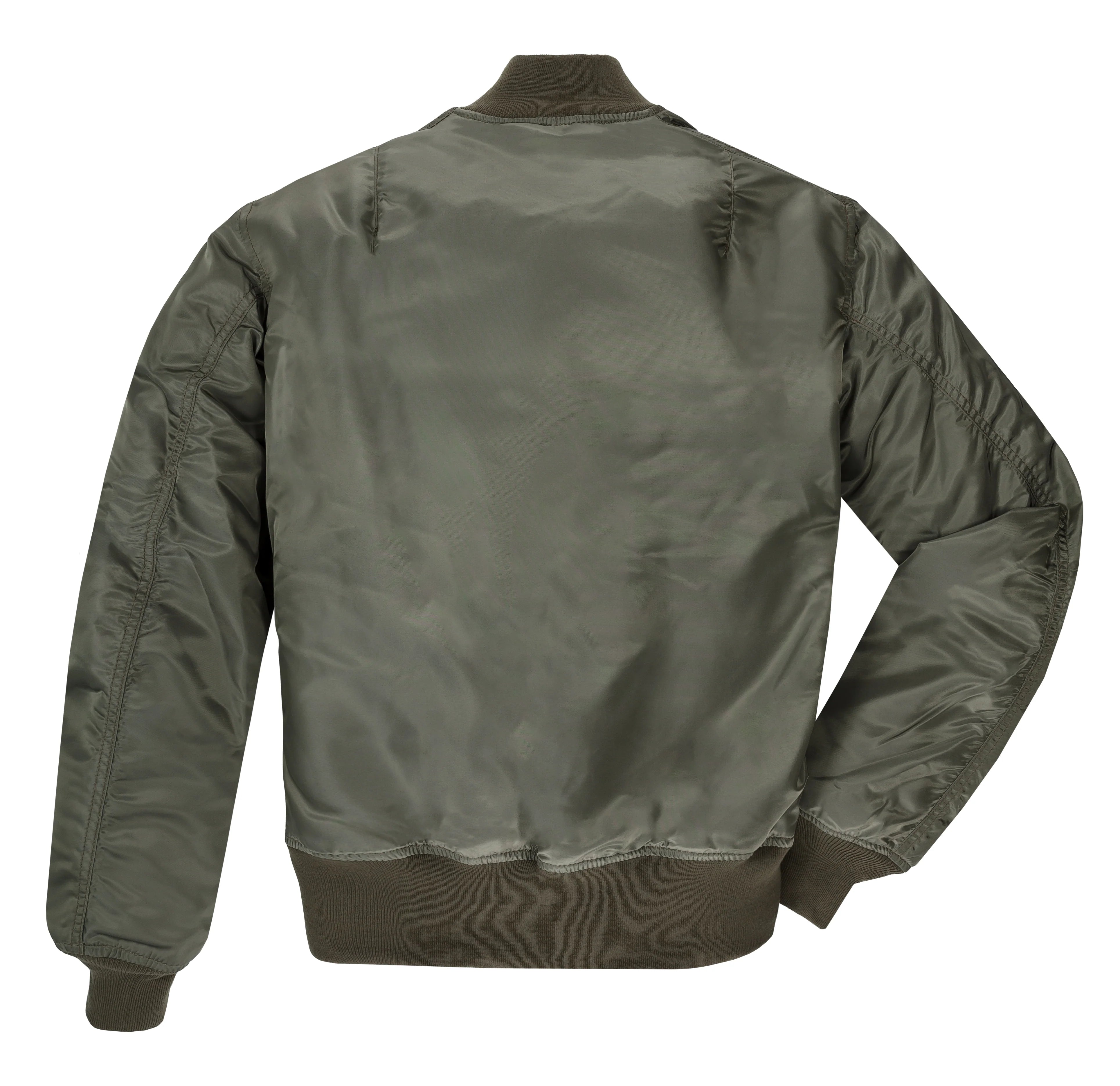 Cockpit USA Men's MA-1 Nylon Satin Bomber Flight Jacket - Classic Aviator Style for Casual Wear & Outdoor Adventures