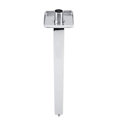 Extra Long Thick Stainless Steel Universal Shower Arm Extension - 8/10/12/16 Inch Wall Mounted Straight Shower Pipe for Bathroom & Spa Renovation