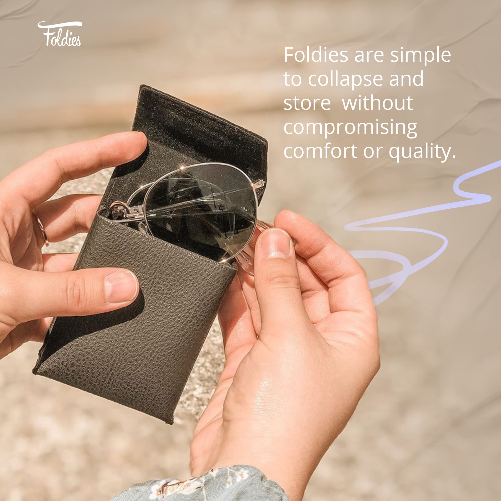 Polarized Round Folding Sunglasses for Men & Women - UV400 Protection Blocks UVA/UVB Rays - Includes Leather Case - Perfect for Travel, Driving & Outdoor Activities