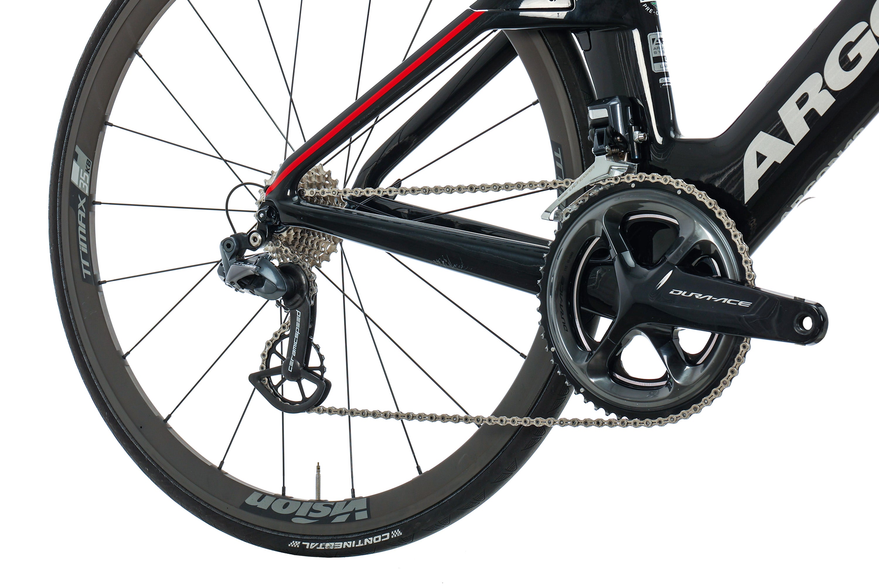 Argon 18 E-119 Triathlon Bike with Shimano Ultegra Di2 - 2019 Model, Large Size | Perfect for Competitive Triathlons & Endurance Racing