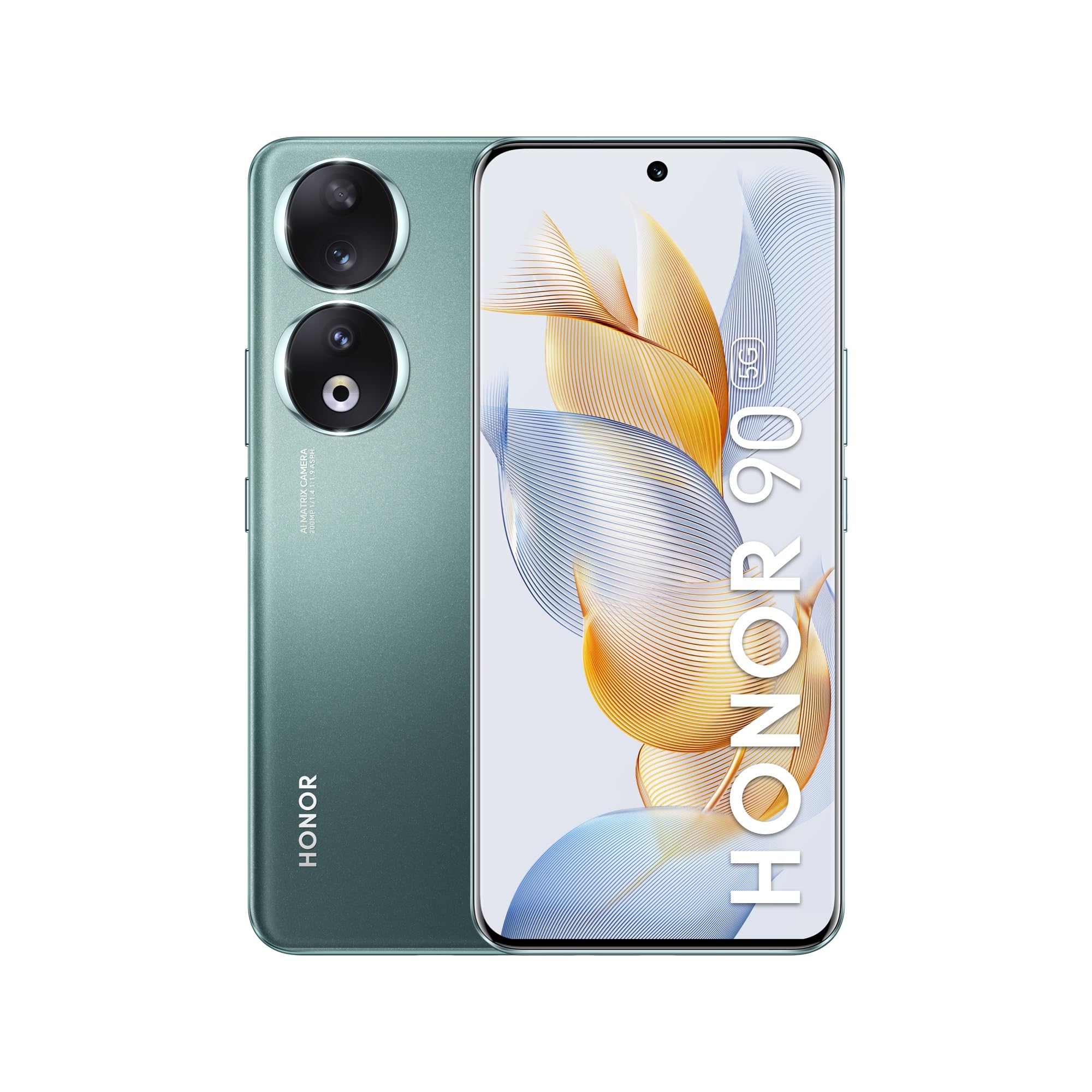 Honor 90 Smartphone 12GB RAM 512GB Storage - Emerald Green | Premium Android Phone for Gaming, Photography & Business Use