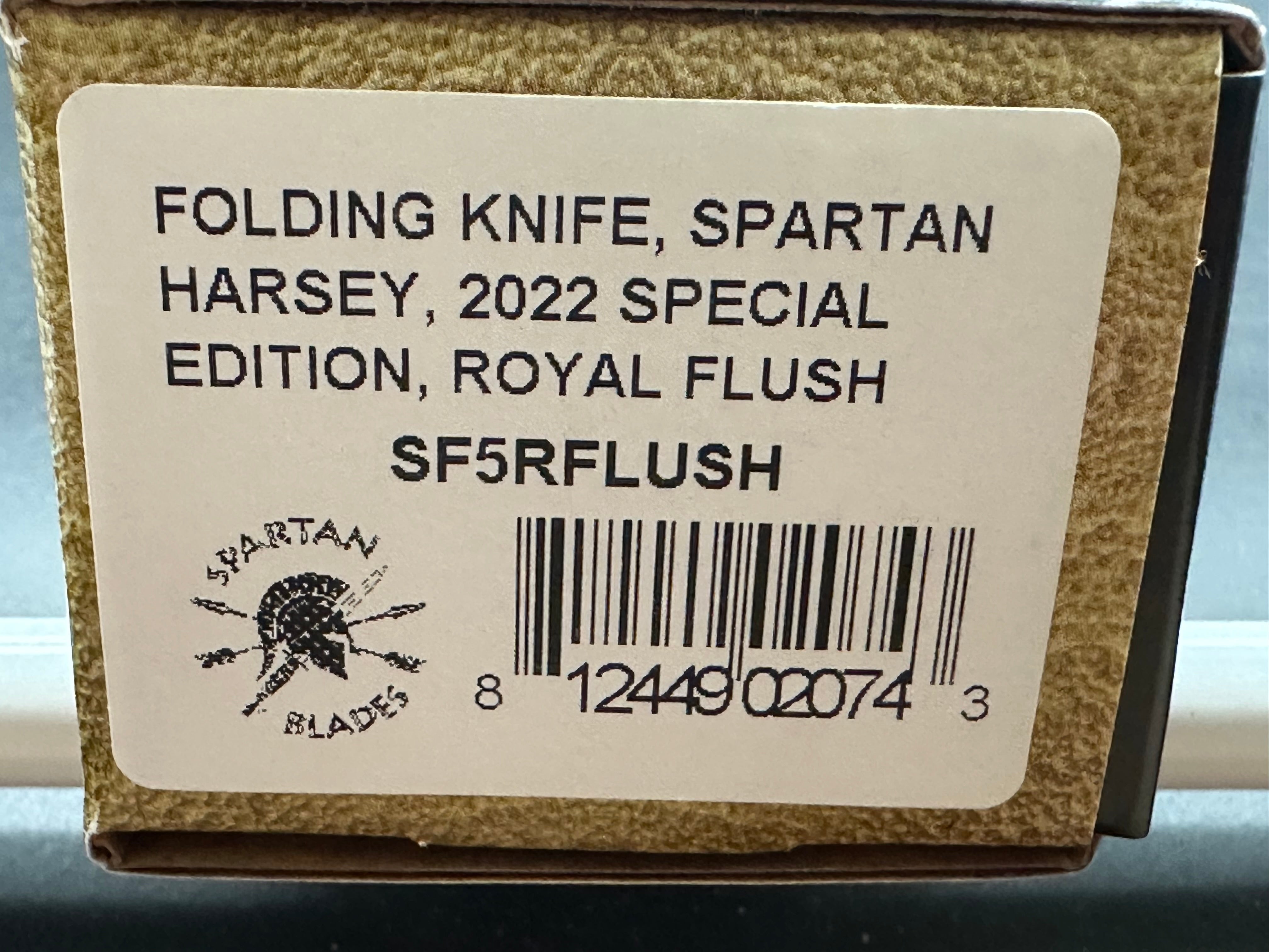 Spartan Blades Harley Special Edition 2022 Royal Flush S45VN 4