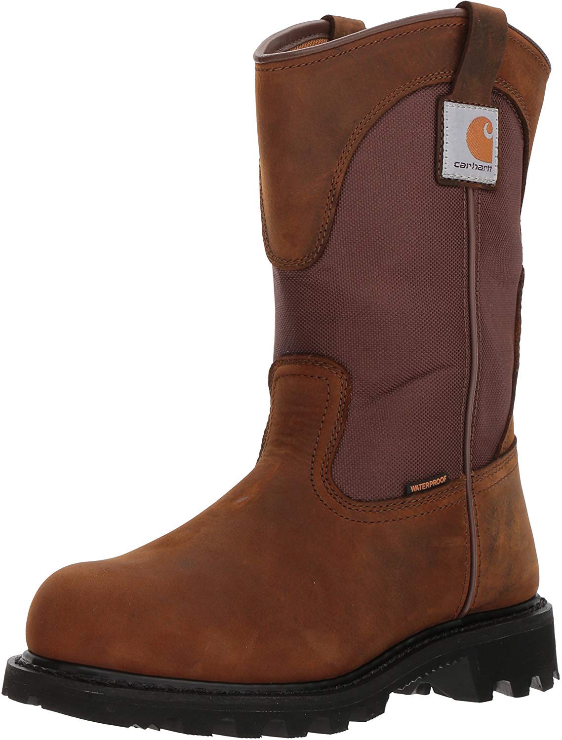 Carhartt Women's CWP1250 Waterproof Steel Toe Work Boots - Durable Safety Shoes for Construction, Landscaping & Outdoor Work