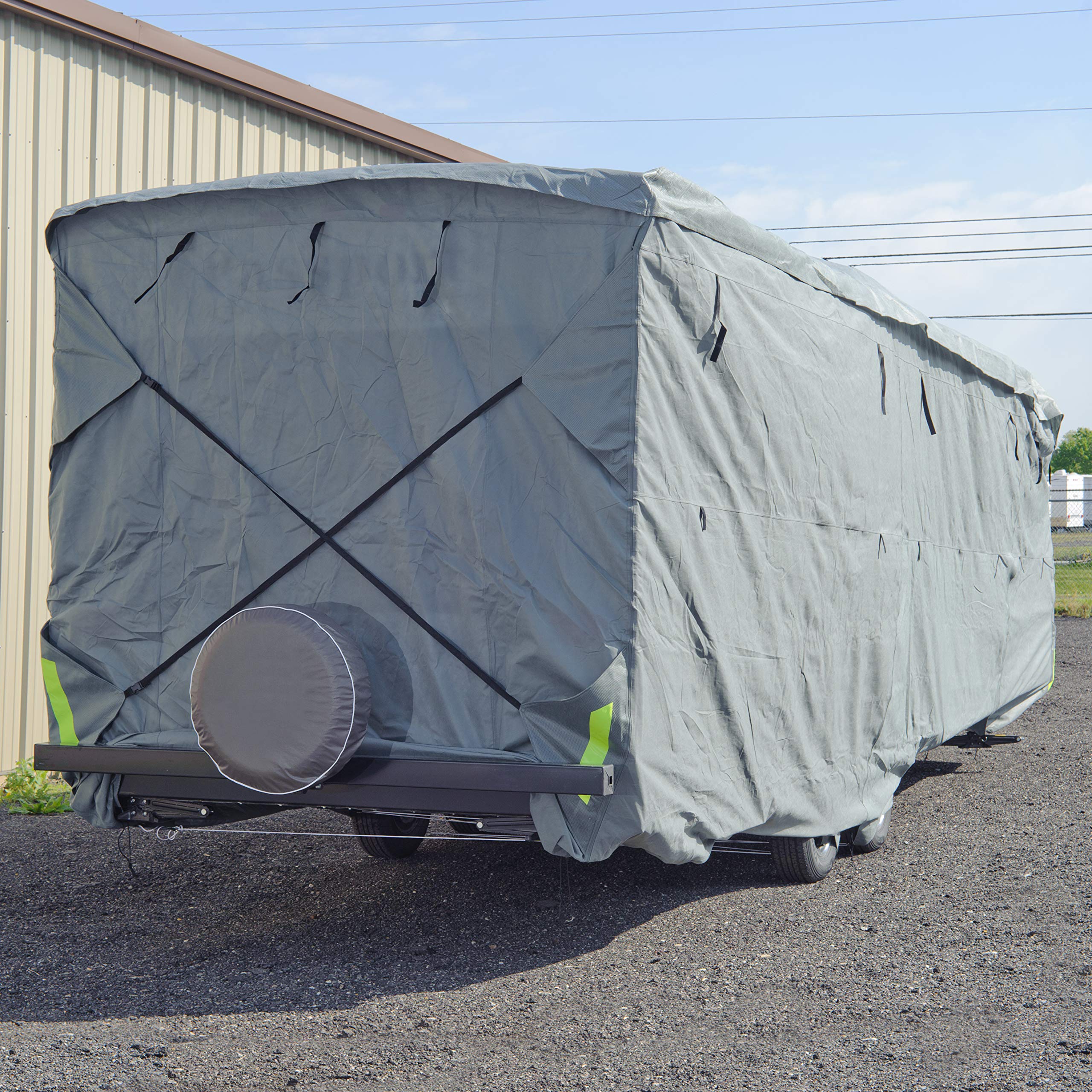 Durable Polypropylene Toy Hauler RV Cover - Fits 21' Trailers (252