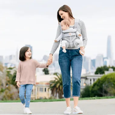 Omni 360 Cool Air Mesh Baby Carrier - Lightweight & Breathable Infant Carrier for Newborn to Toddler (Pearl Grey) - Perfect for Hiking, Travel & Everyday Use