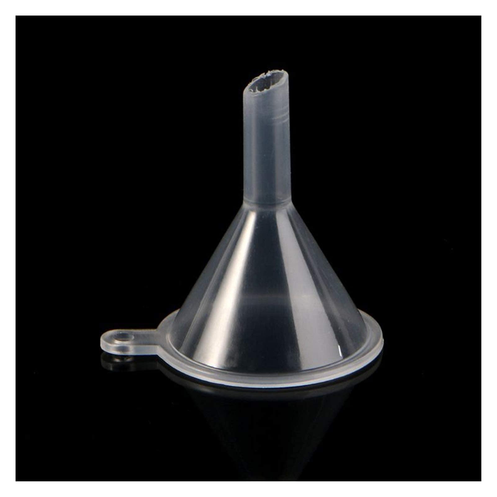 10Pcs Plastic Small Funnels for Perfume, Essential Oil & Liquid Filling - Science Lab & Bottle Packing Tool - Perfect for DIY Cosmetics, Home Brewing & Craft Projects