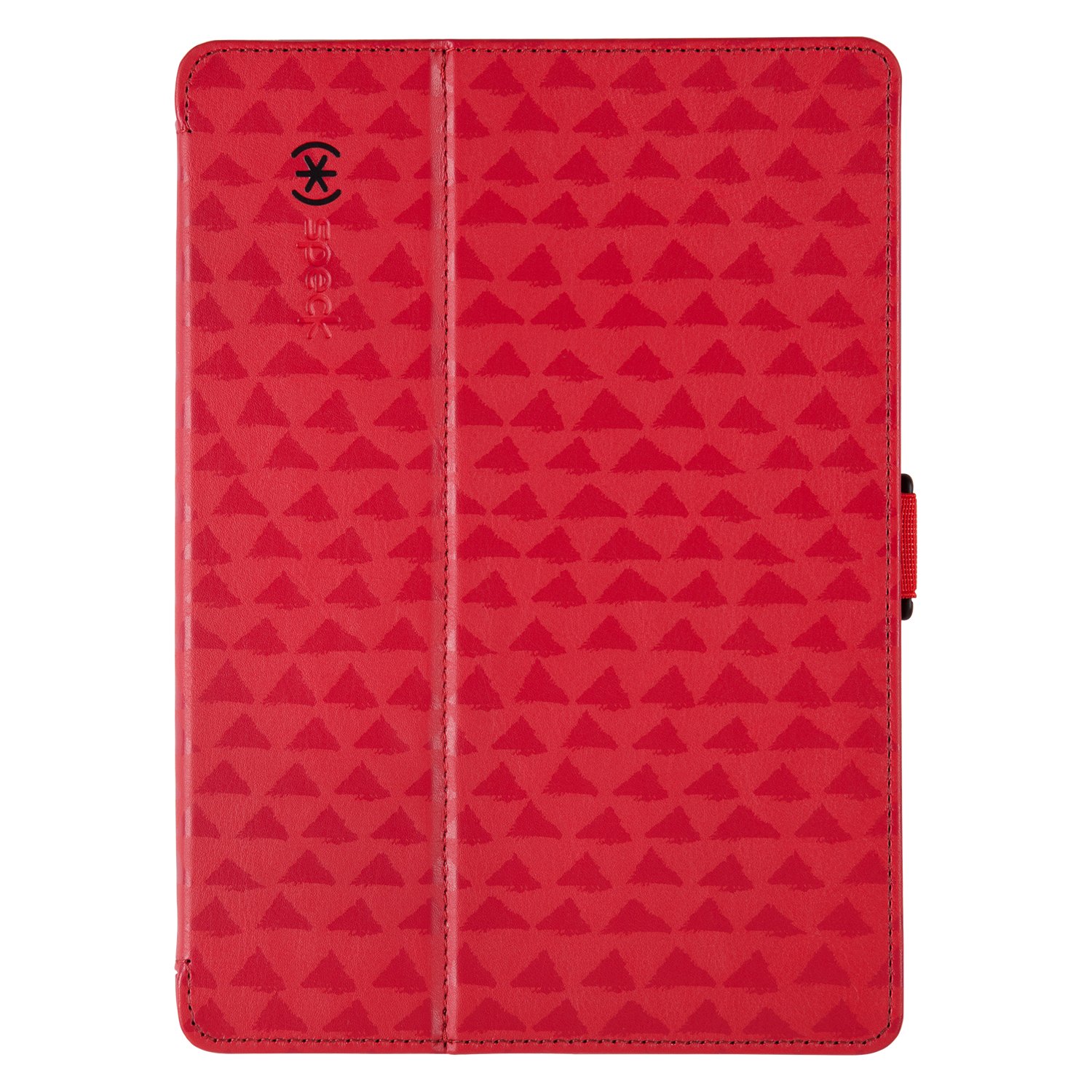 Speck StyleFolio Case & Stand for iPad Air 5th Generation (2022) - Protective Cover with Multiple Viewing Angles, ValleyVista Dark Poppy/Black - Perfect for Work, Travel & Entertainment