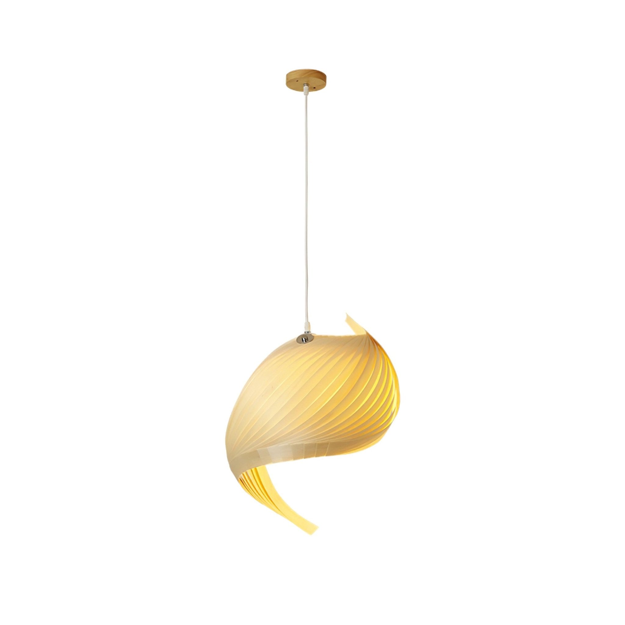 Nautilus Shell Pendant Light - Modern Boho Ceiling Fixture for Dining Room, Bedroom & Living Room Decor