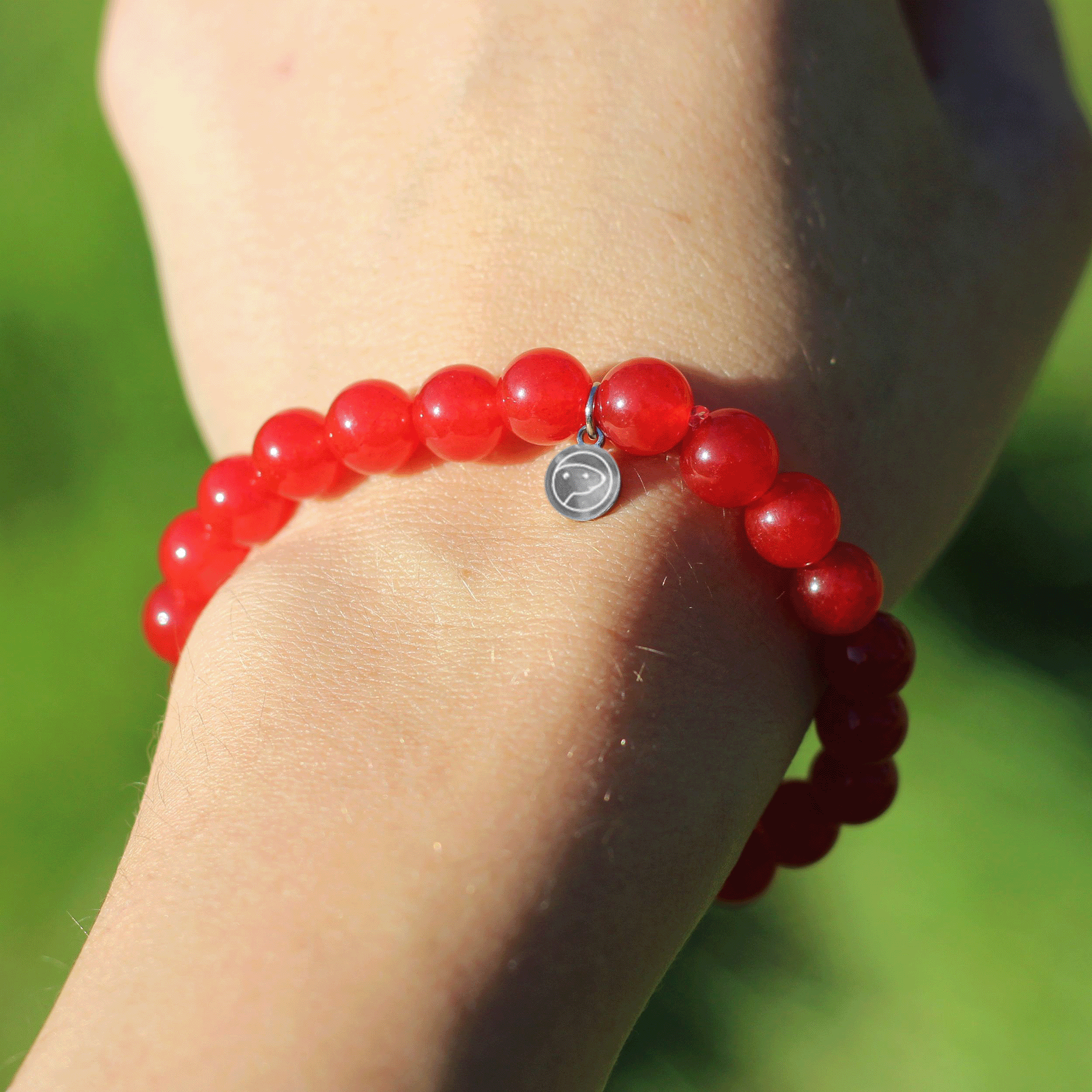 Natural Carnelian Beaded Bracelet for Women - Healing Stone Jewelry for Energy & Confidence - Perfect for Meditation, Yoga & Everyday Wear