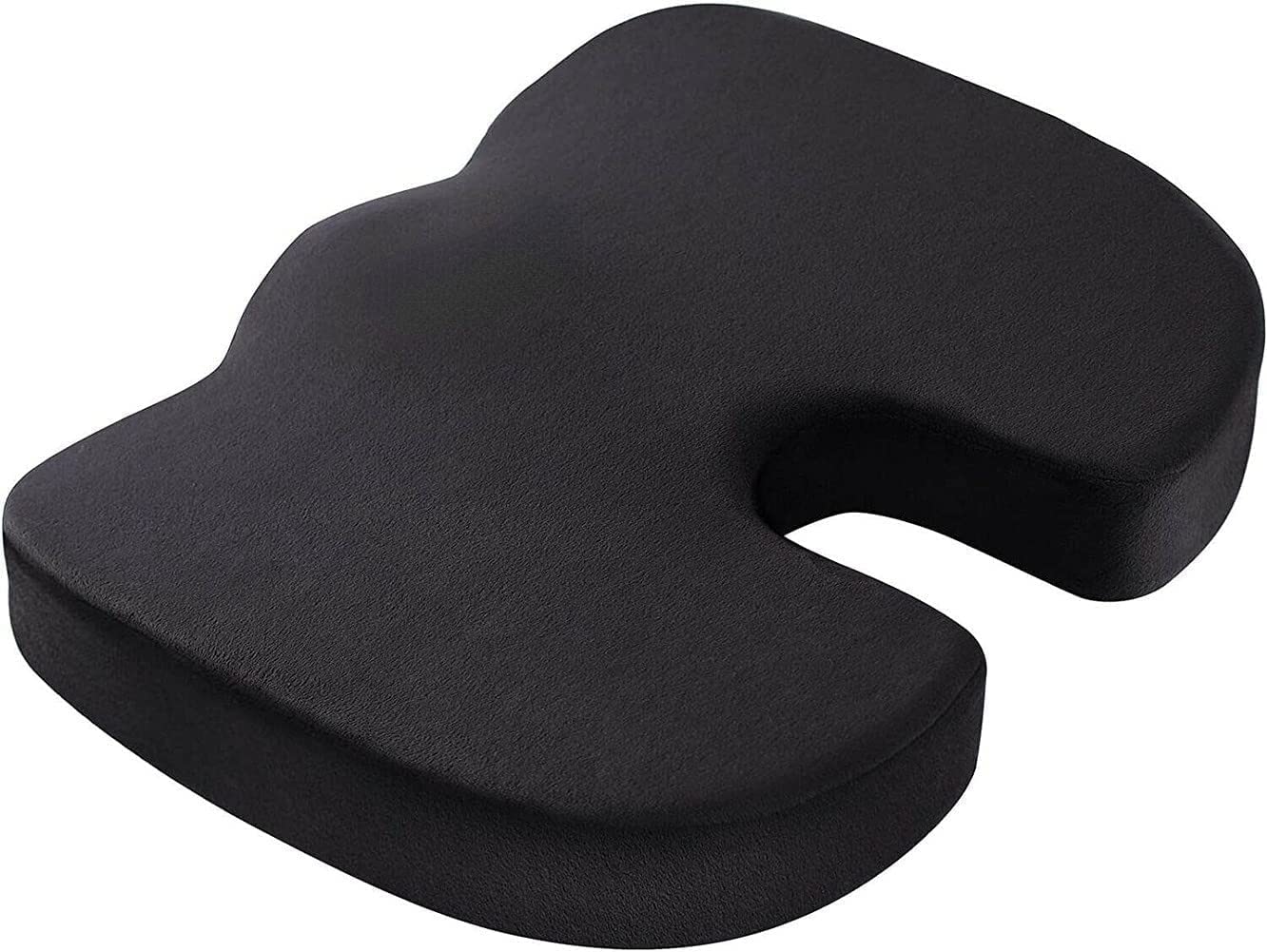 Orthopedic Memory Foam Seat Cushion for Coccyx Support - Comfortable Car & Office Chair Pillow for Back Pain Relief - Perfect for Long Drives, Desk Work, and Post-Surgery Recovery