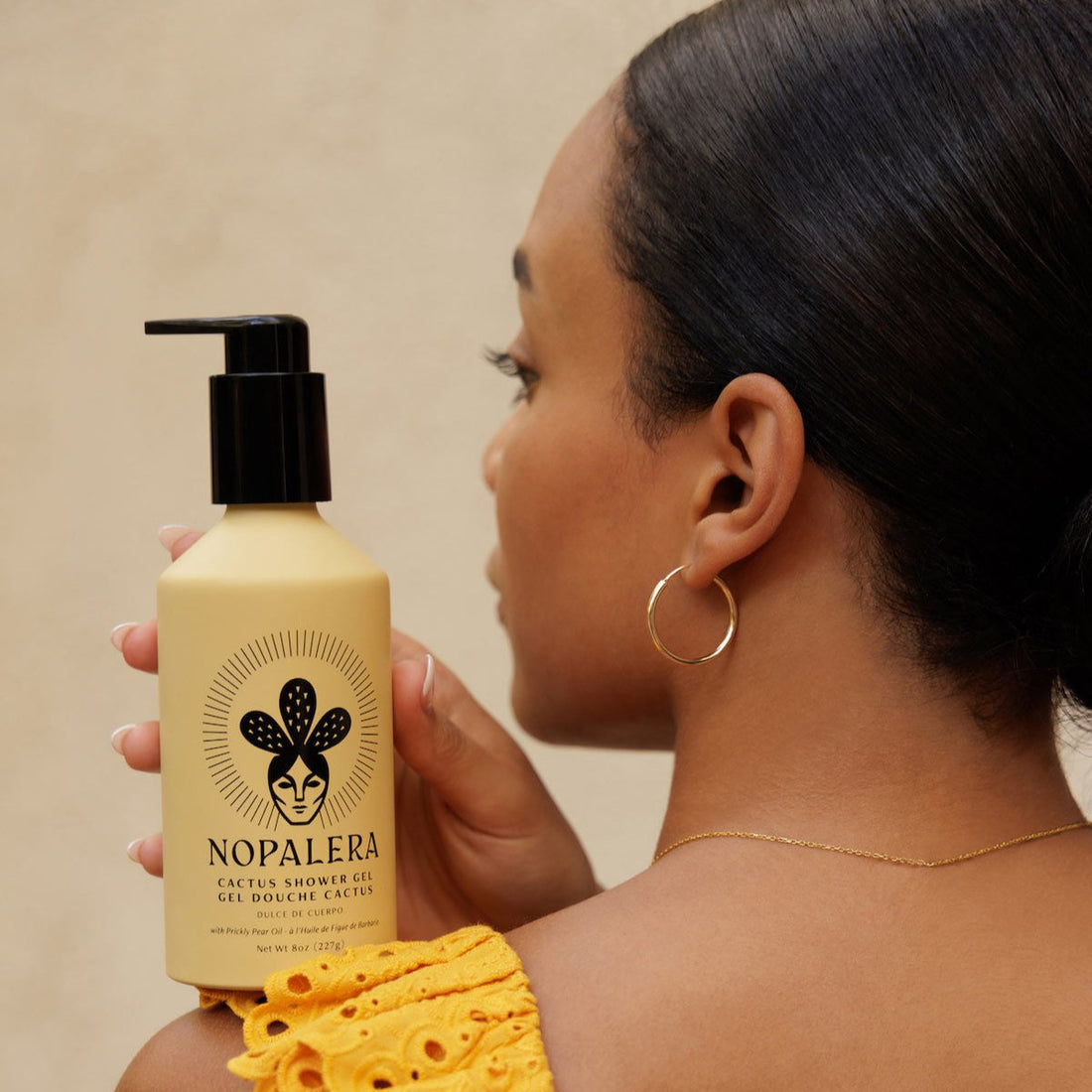 Nopalera Cactus Shower Gel with Dulce de Cuerpo Scent | Moisturizing Body Wash for Dry Skin | Perfect for Spa Day & Relaxing Bath Time