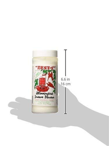 Original Hummingbird Instant Nectar - 4 Jars (14 Oz Each) Makes 56 Oz - Fast & Easy Bird Food - Attract Hummingbirds to Your Garden or Backyard - Made in USA
