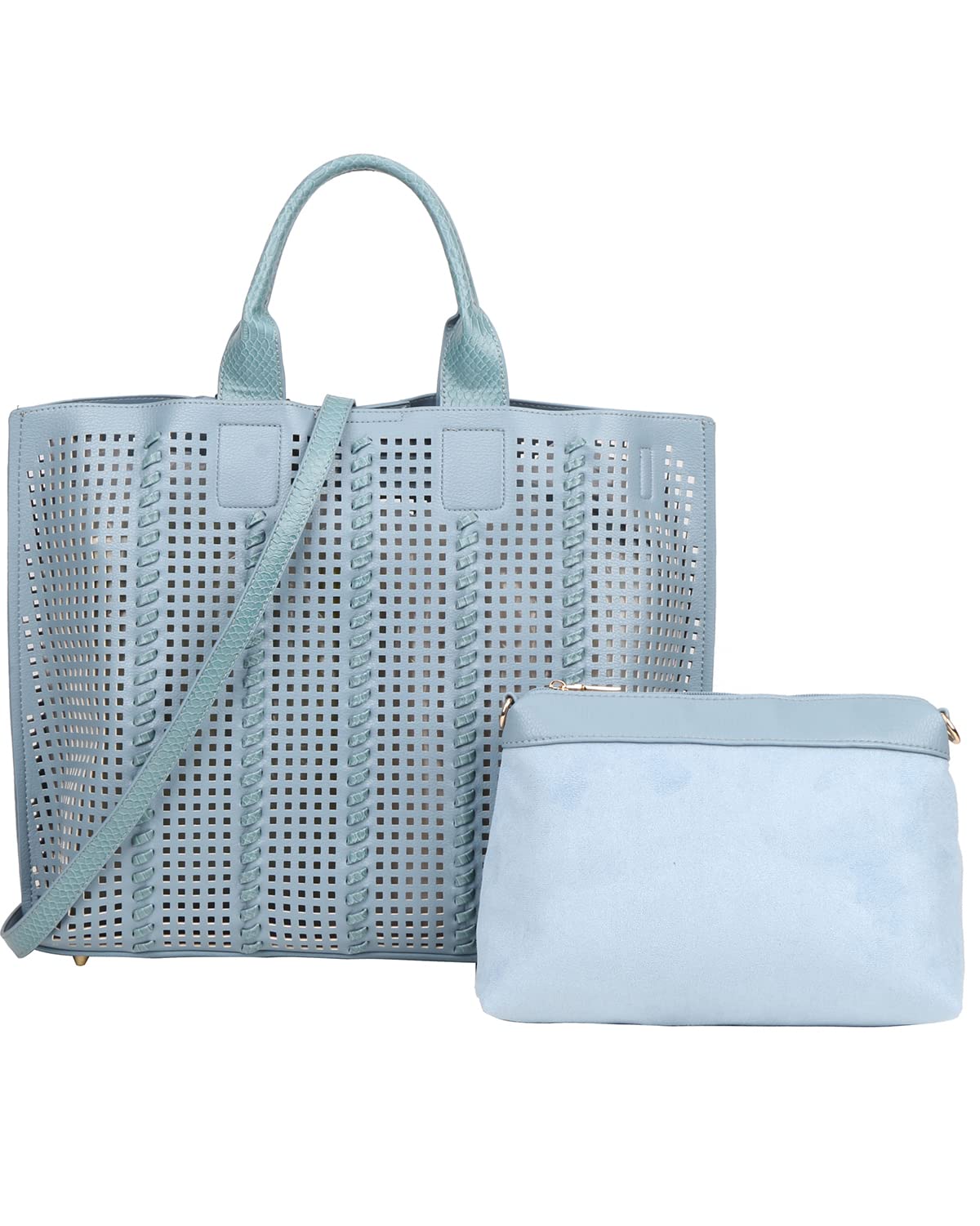 Stylish Women's Leather Handbag - Large Woven Satchel Purse with Top Handle, Perfect for Work, Travel & Gifts | Durable Tote Bag for Office, Commute & Weekend Getaways