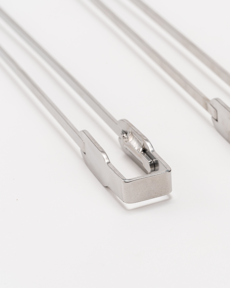 Premium Takibi Hearth Skewer Set for Campfire Cooking - 4-Piece Stainless Steel BBQ Skewers for Grilling Meat, Vegetables & Marshmallows - Perfect for Outdoor Camping, Picnics & Backyard BBQs