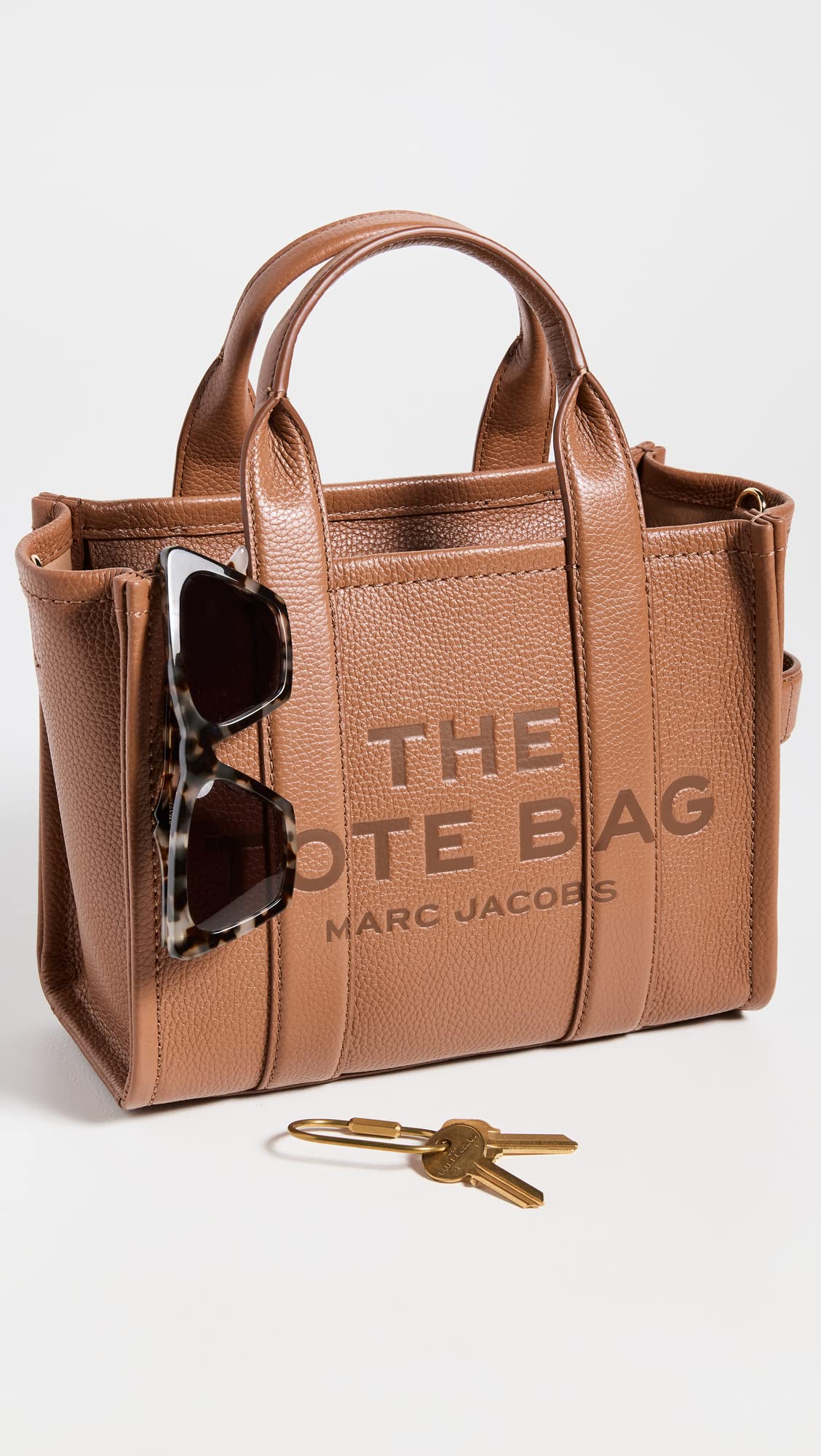 Marc Jacobs The Small Tote Bag - Stylish Leather Shoulder Bag for Women | Perfect for Work, Travel & Everyday Use