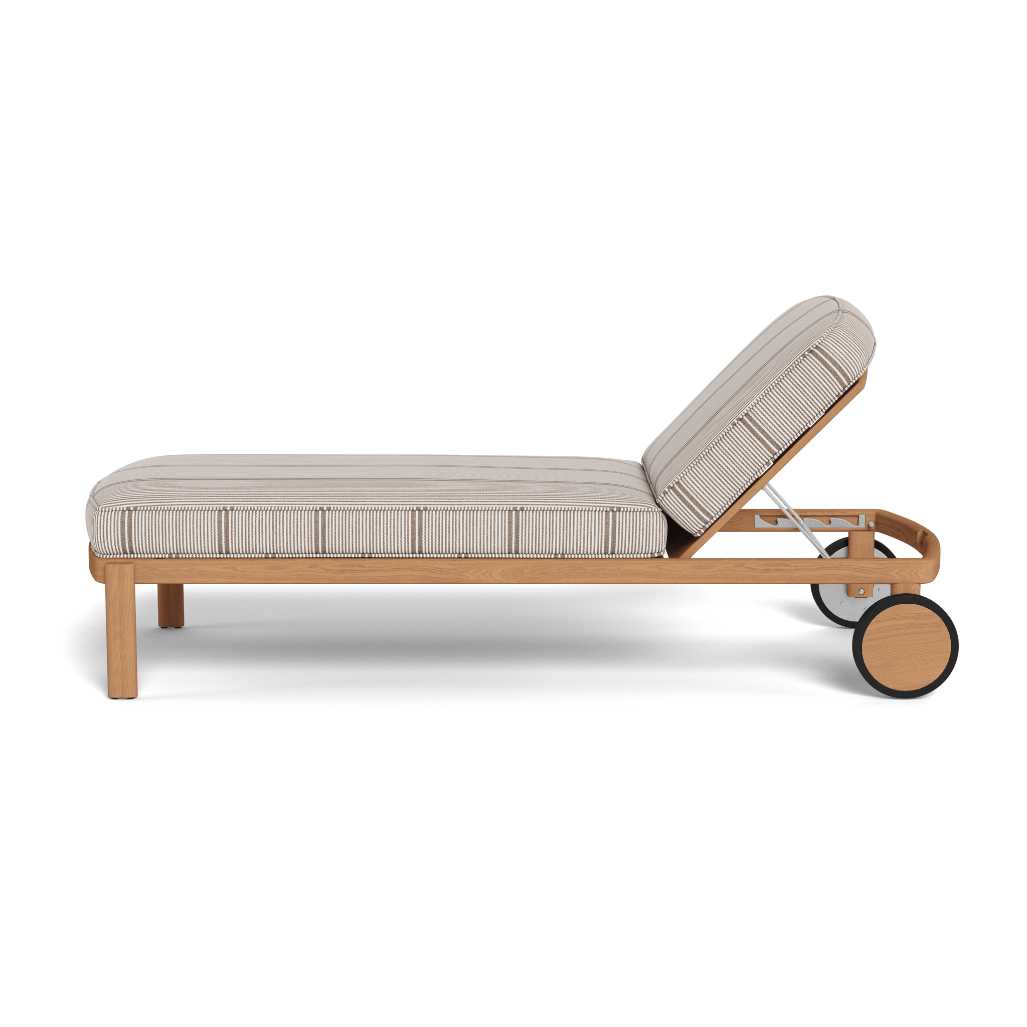 Premium Teak Wood Sun Lounge Chair - Outdoor Patio Poolside Relaxation for Backyard, Beach & Garden