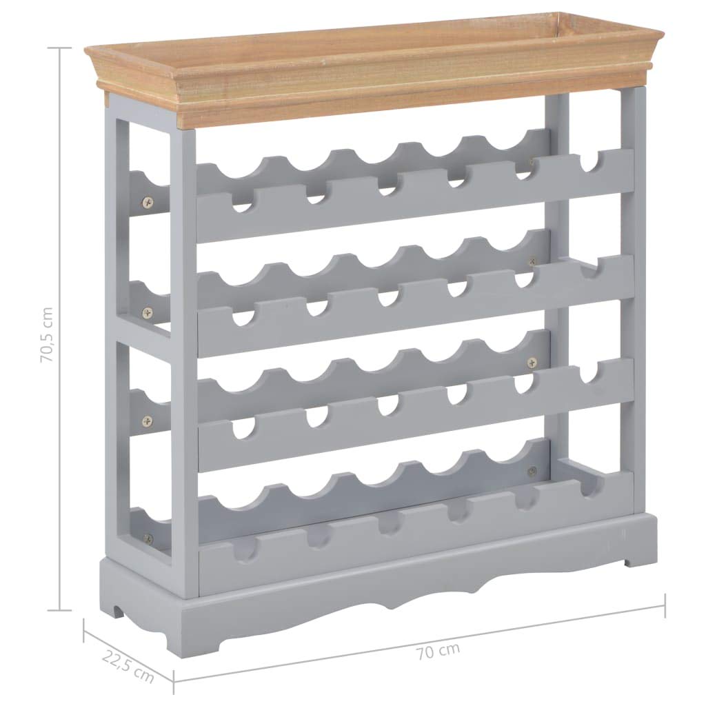 Premium Wine Bottle Rack Holder - 27.6