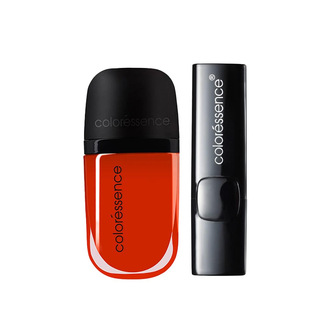 COLORESSENCE Intense Matte Liquid Lipstick - Long Lasting, Waterproof, Non-Sticky Formula (Candy Orange) | Free Matte Lip Color | Perfect for Parties, Date Nights & Special Occasions