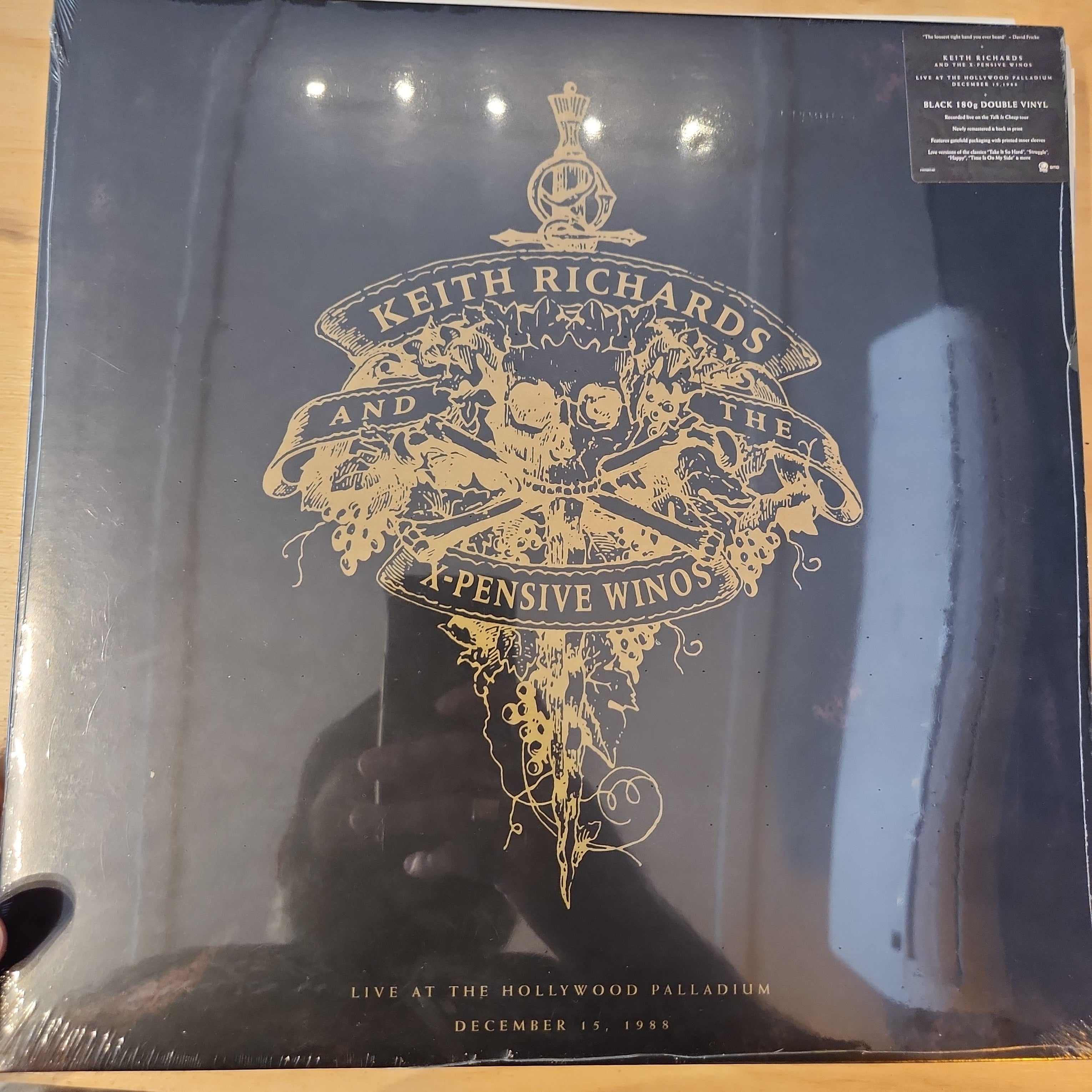 Keith Richards & the X-Pensive Winos - Live at the Hollywood Palladium Vinyl LP Record | Limited Edition Rock Music Collectible | Perfect for Vinyl Enthusiasts & Classic Rock Fans