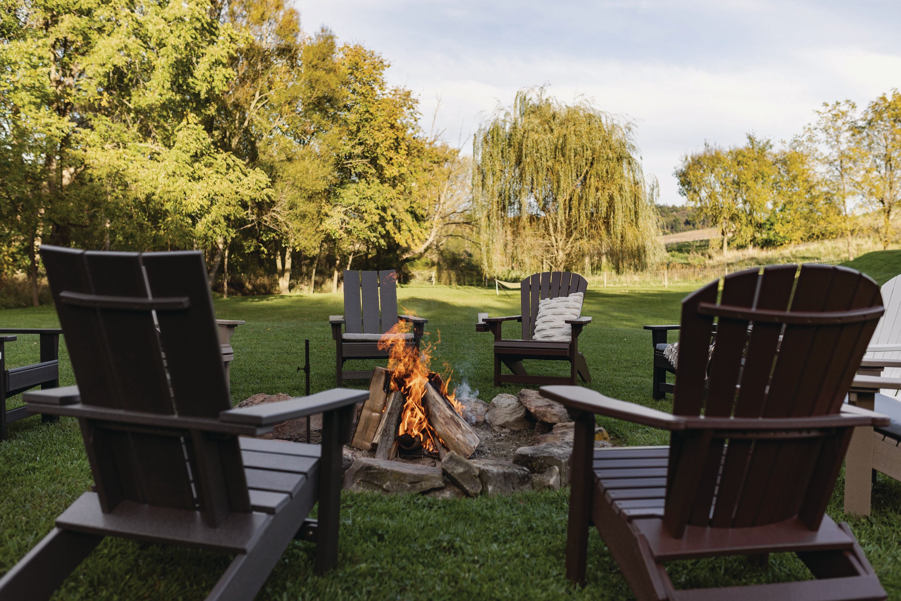 Premium Modern Adirondack Chair - Weather-Resistant Outdoor Patio Furniture for Garden, Poolside & Backyard Relaxation