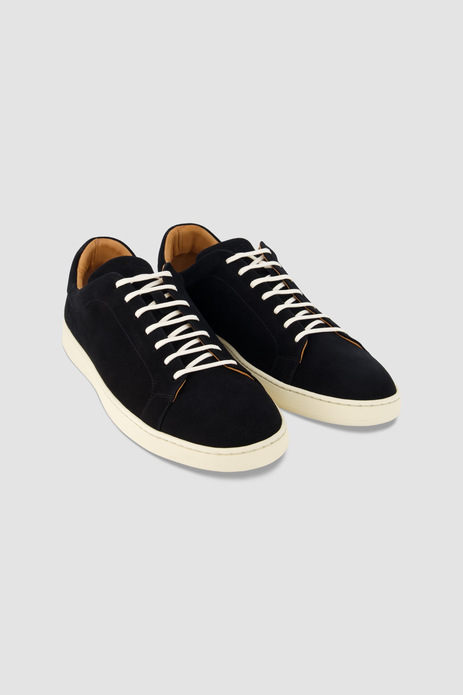 Kiton Black Canvas Sneakers for Men - Comfortable Casual Shoes for Walking, Travel & Everyday Wear