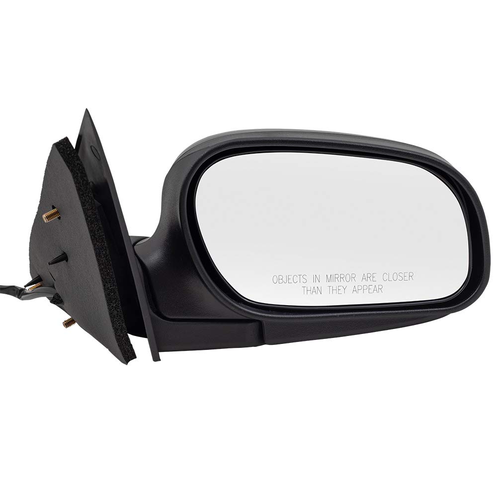 2009-2011 Ford Crown Victoria Passenger Side Power Mirror Replacement - Black Paint to Match, Non-Heated (Perfect for DIY Car Repairs & Mirror Upgrades)