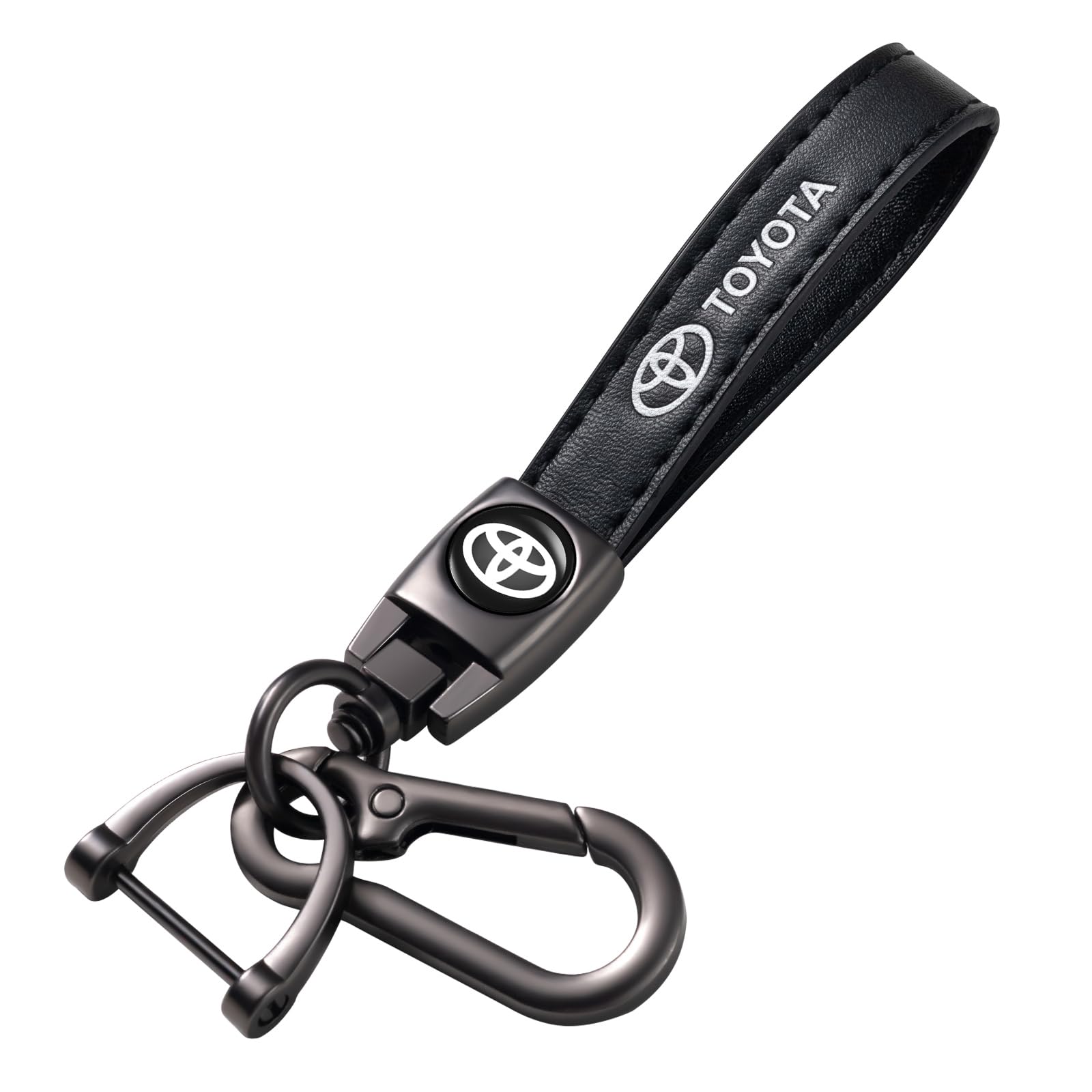 2023 Genuine Leather Car Keychain - Premium Key Ring for Men & Women - Durable Car Key Holder - Perfect Gift for Family & Friends - Ideal for Daily Use, Travel & Car Enthusiasts
