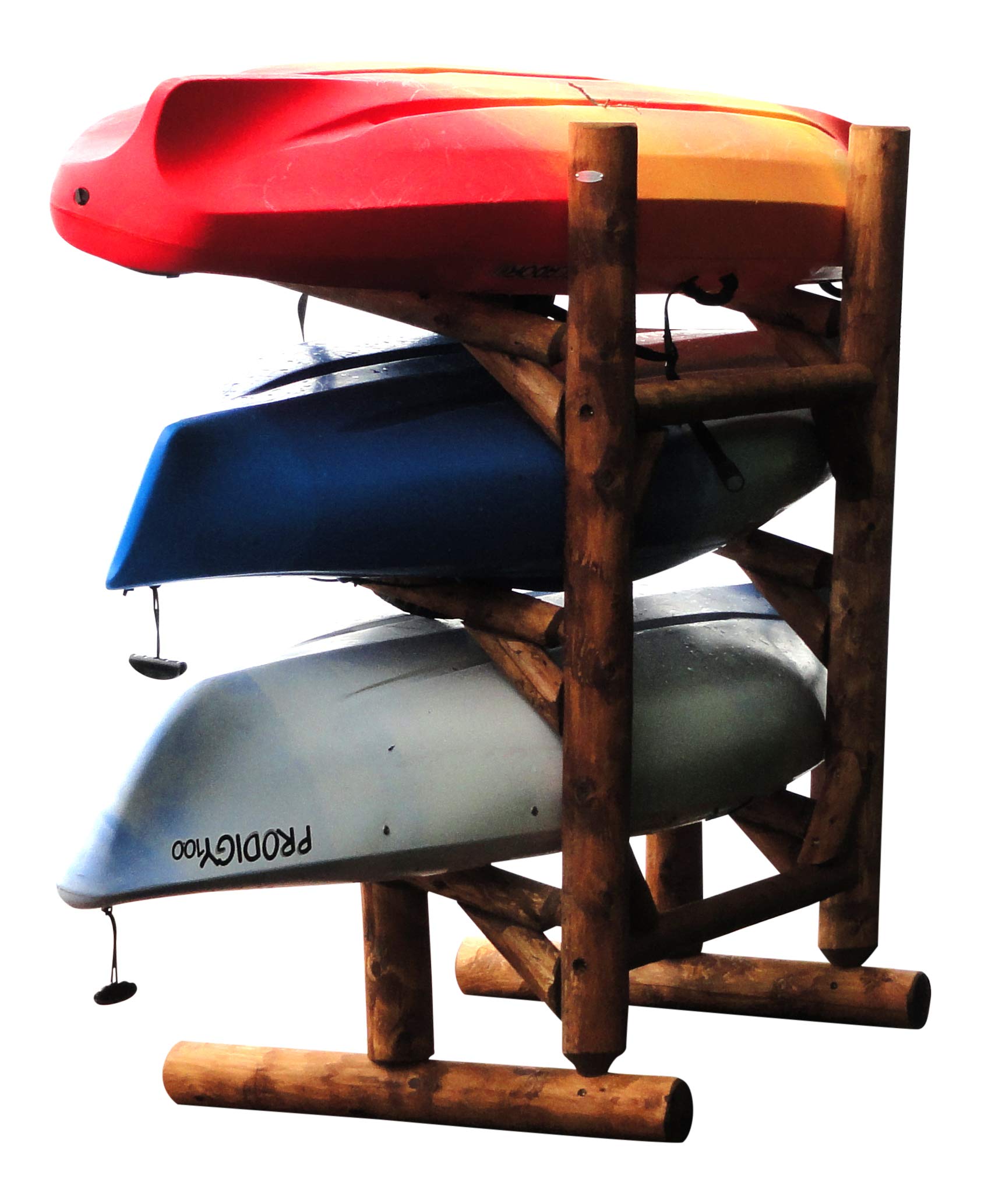 **3-Place Kayak Rack for Garage & Outdoor Storage – Heavy Duty SUP, Surfboard, and Kayak Stand – Perfect for Kayak, SUP Board, and Surfboard Organization in Garage, Backyard, or Dock**