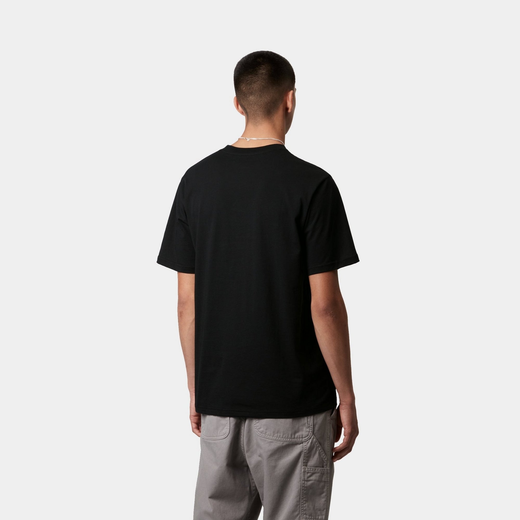 Premium 2-Pack Black Crew Neck T-Shirts for Men - Soft Cotton Basic Tees for Casual Wear, Gym & Layering