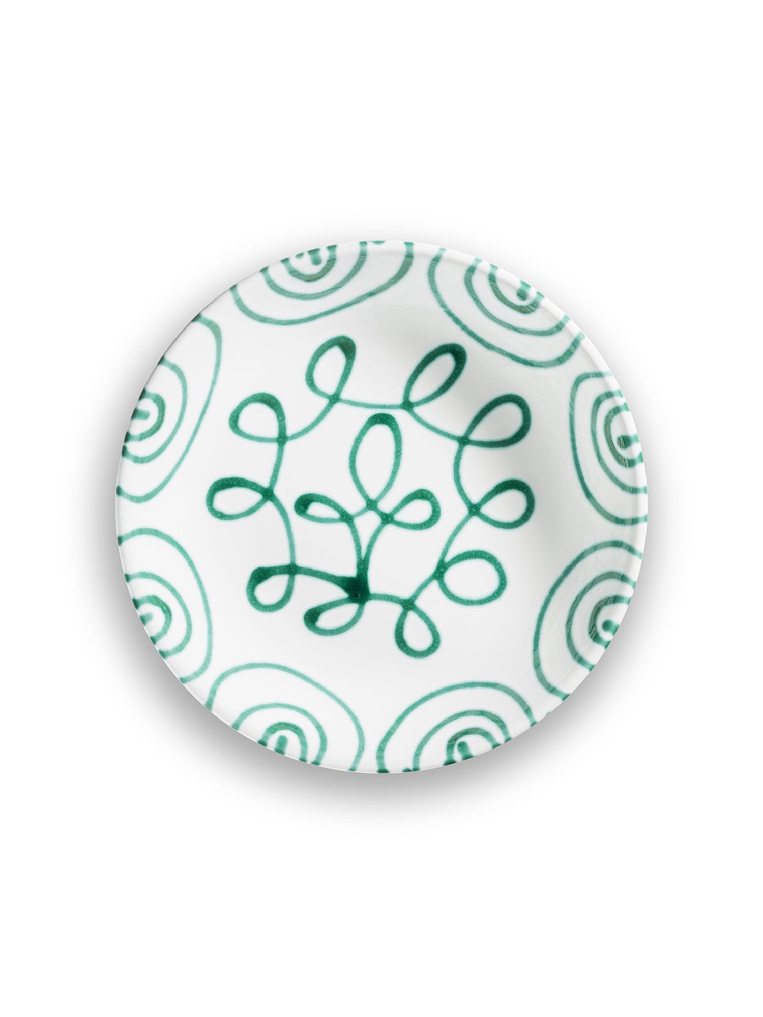 Eco-Friendly Green Swirl Ceramic Soup Bowl Set - Microwave & Dishwasher Safe - Perfect for Home Dining, Restaurants & Gifts